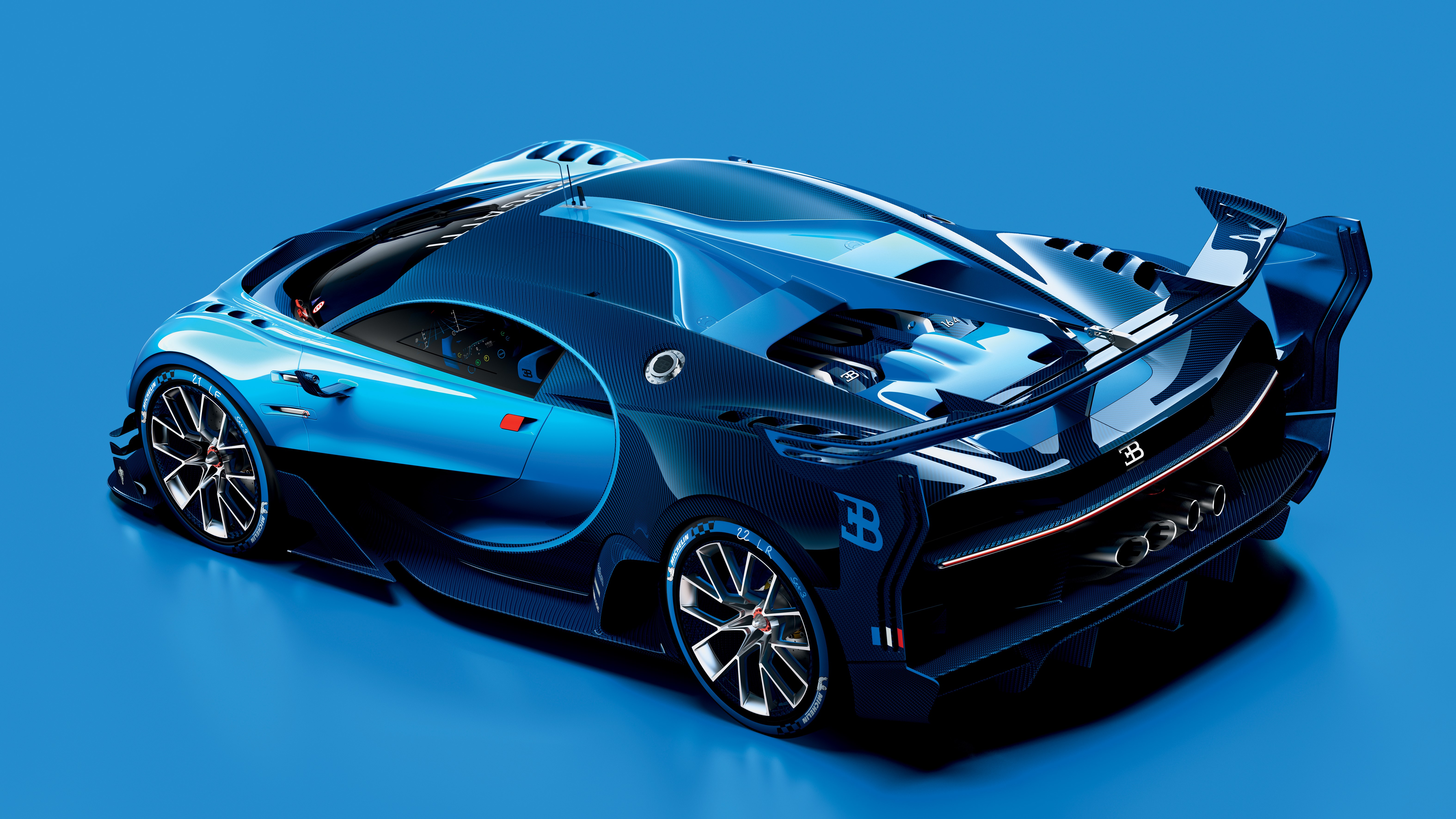 Bugatti Vision Gran Turismo Concept Car HD Wallpaper