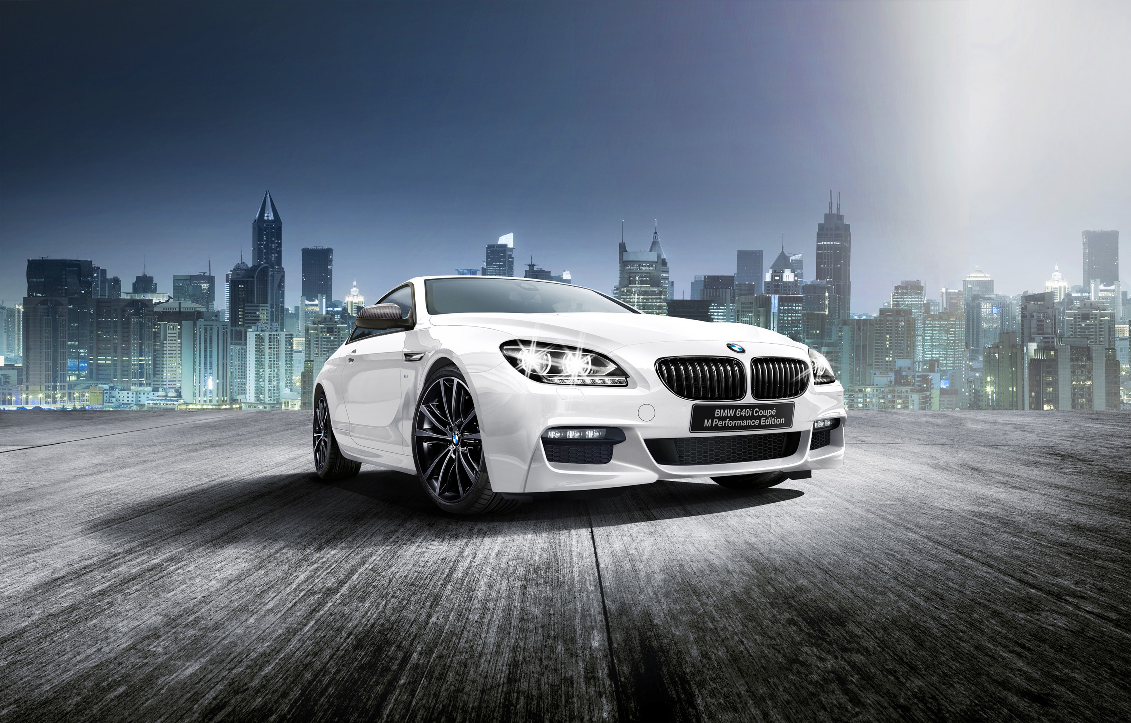 White BMW 6-Series Coupe M Performance Edition HD Wallpaper