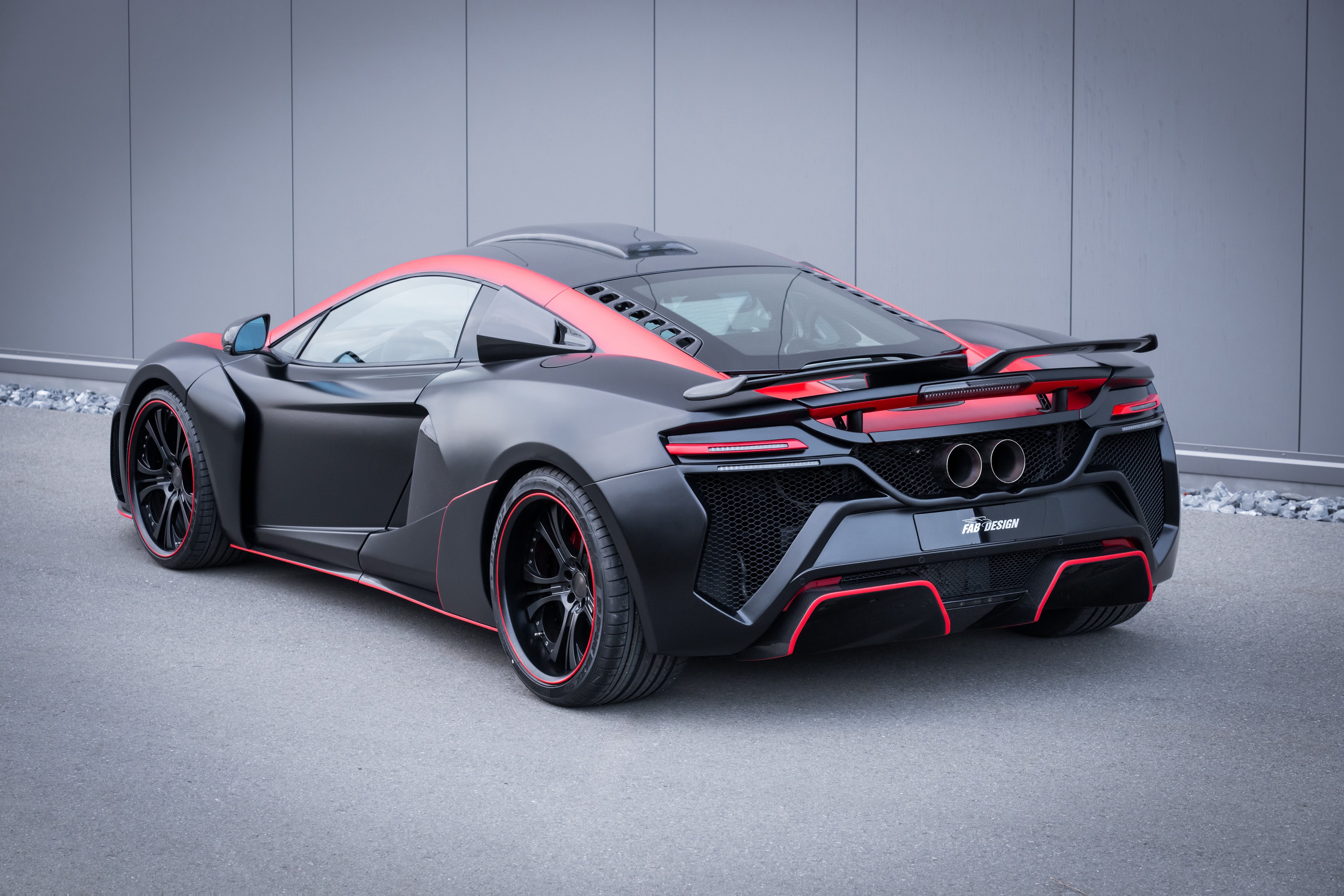 4K FAB Design 650S McLaren Back View HD Wallpaper