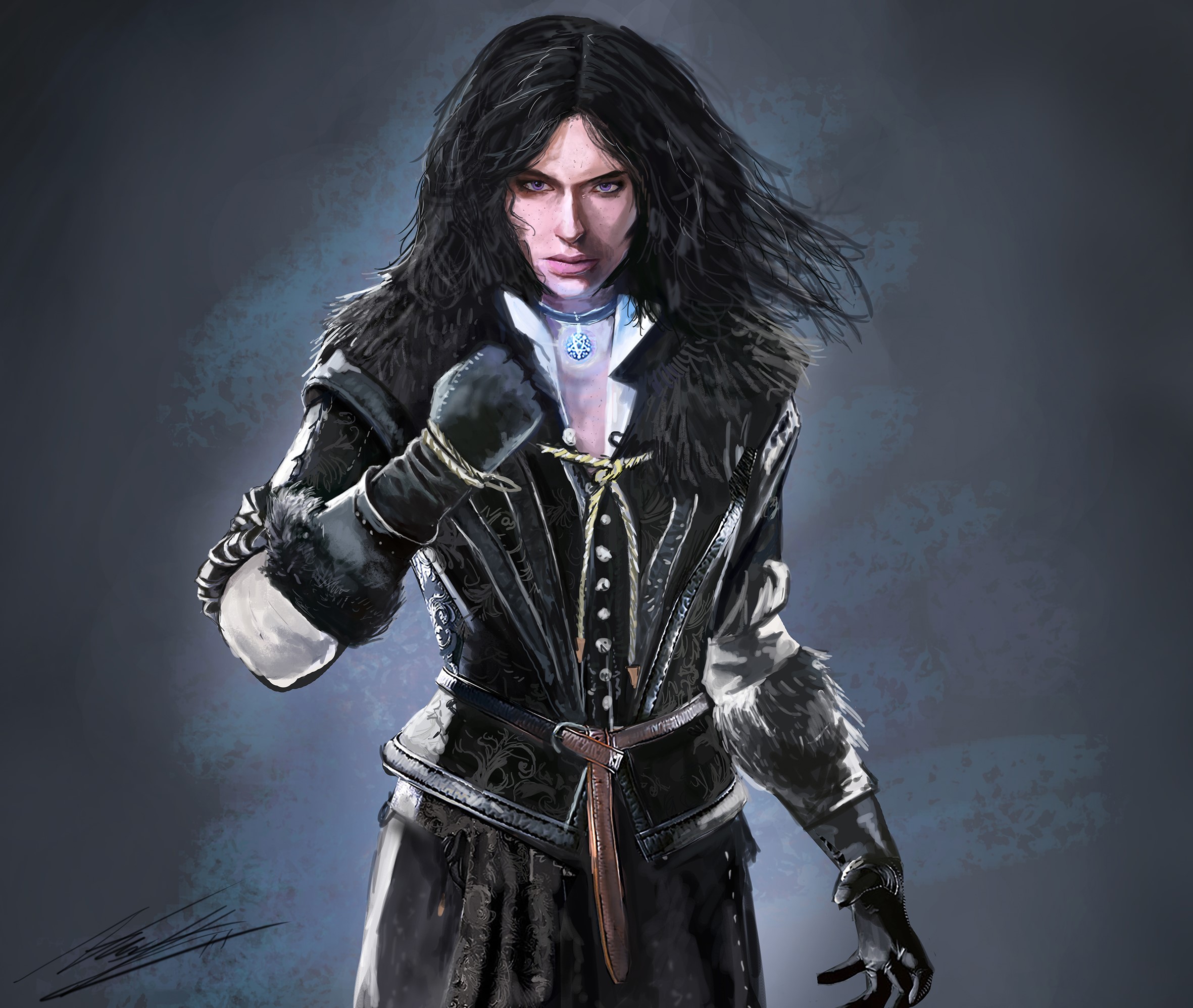 Yennefer of Vengerberg from The Witcher 3: Wild Hunt HD Wallpaper