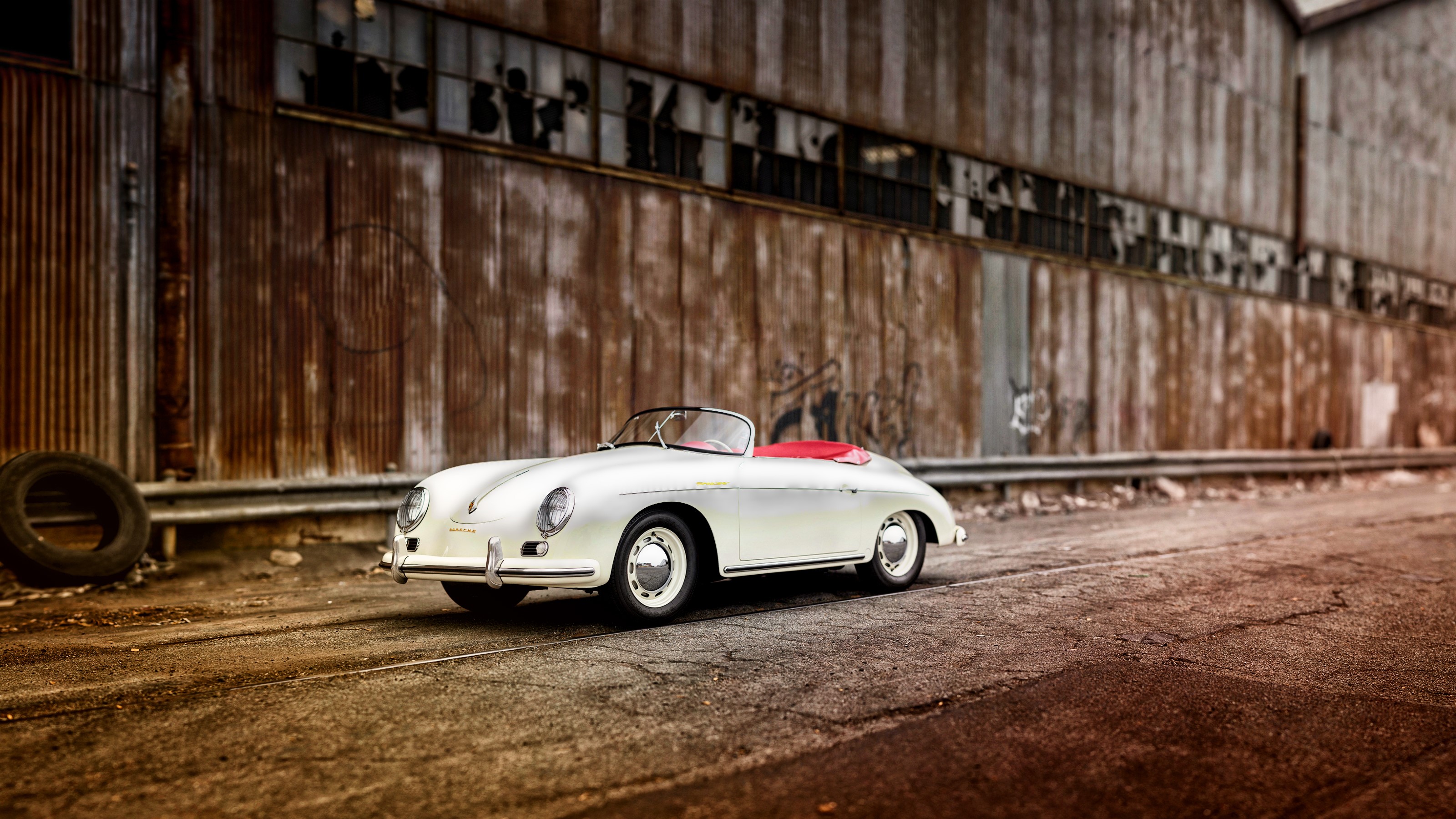 1955 Porsche 356A Speedster Reutter convertible HD Wallpaper