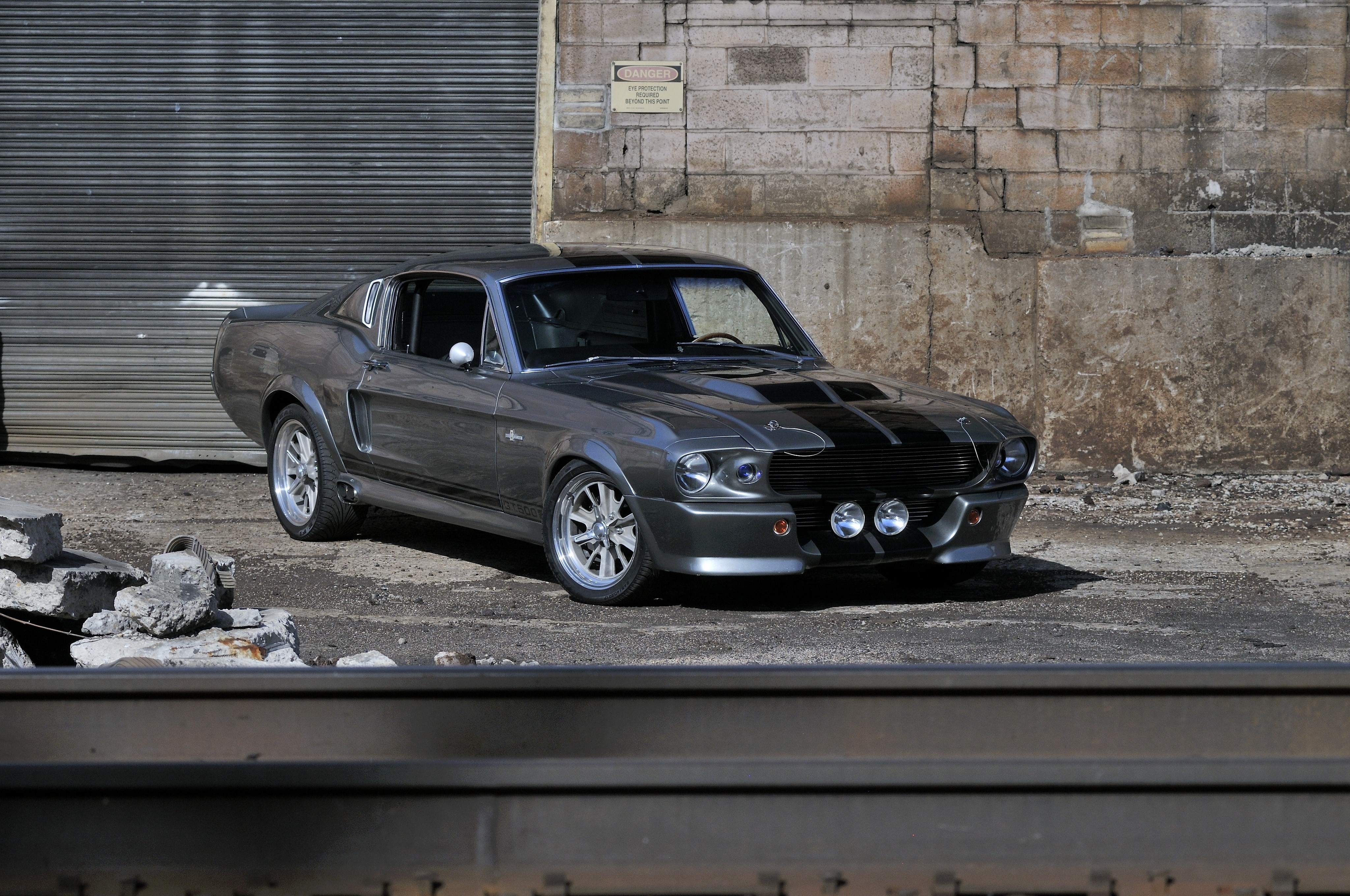Grey Ford Mustang GT500 HD Wallpaper