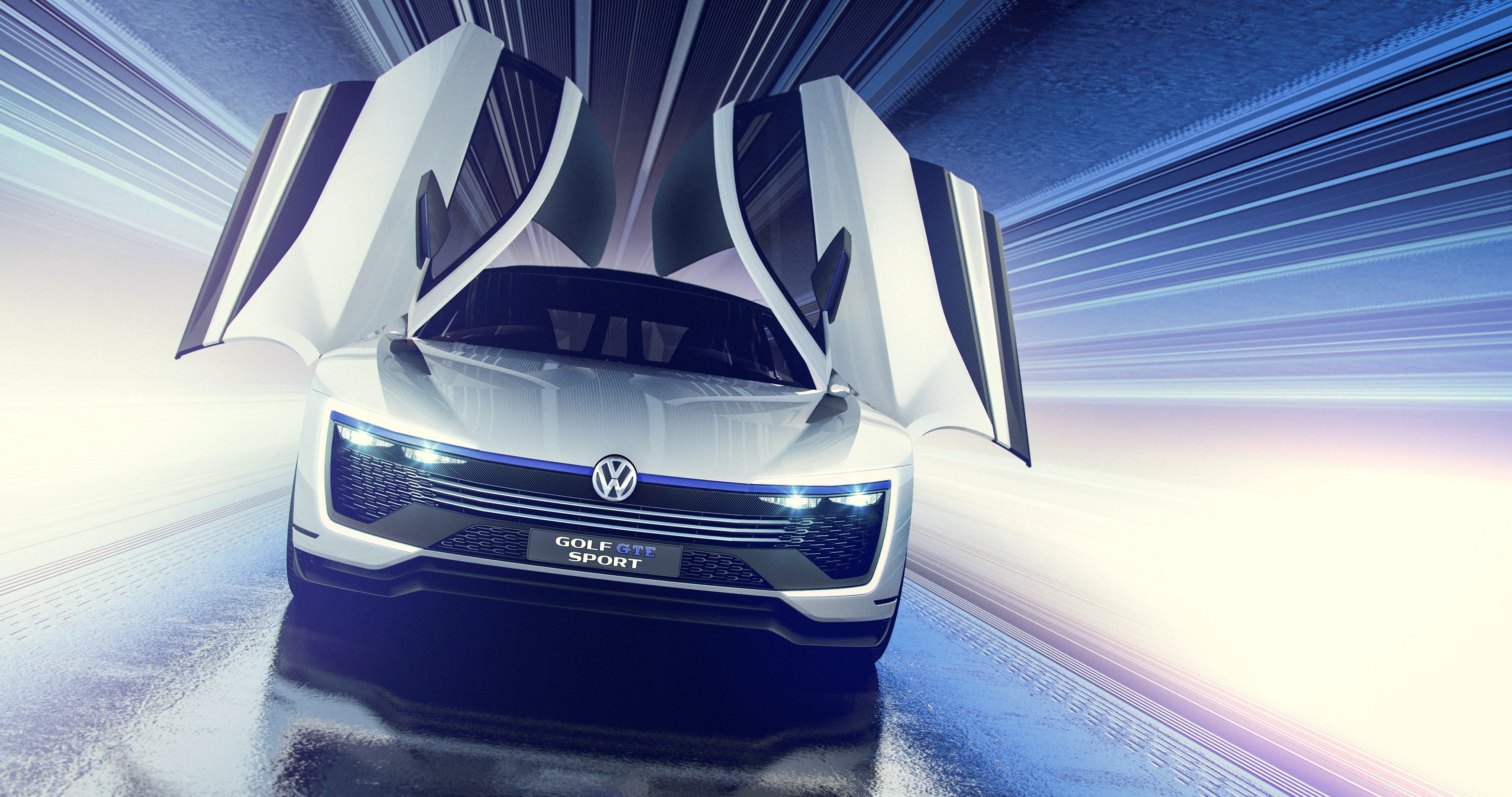 4K 2015 Volkswagen Golf GTE Sport Concept HD Wallpaper