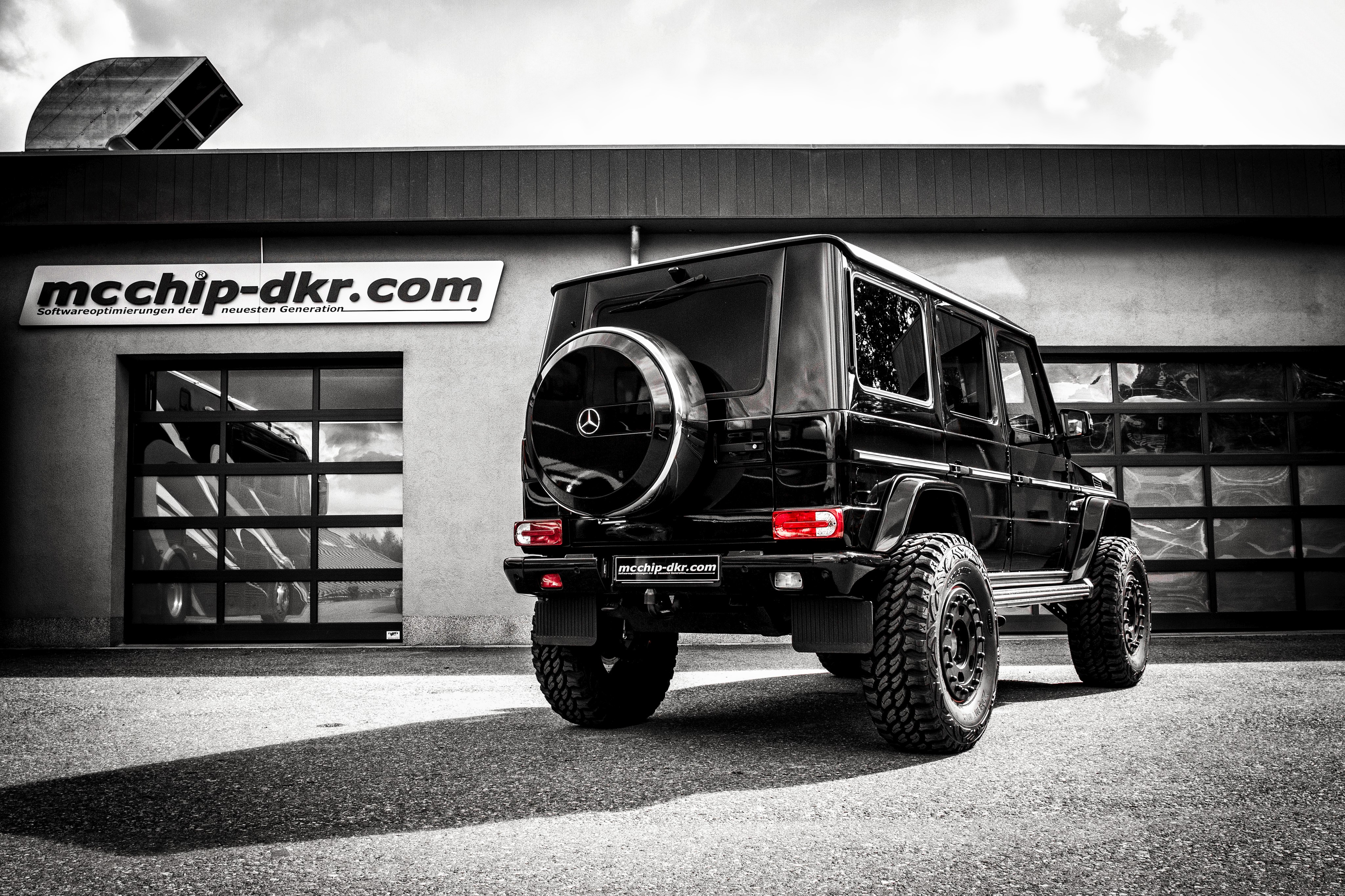 Black 2015 Mcchip-DKR G 63 AMG MC800 W463 HD Wallpaper