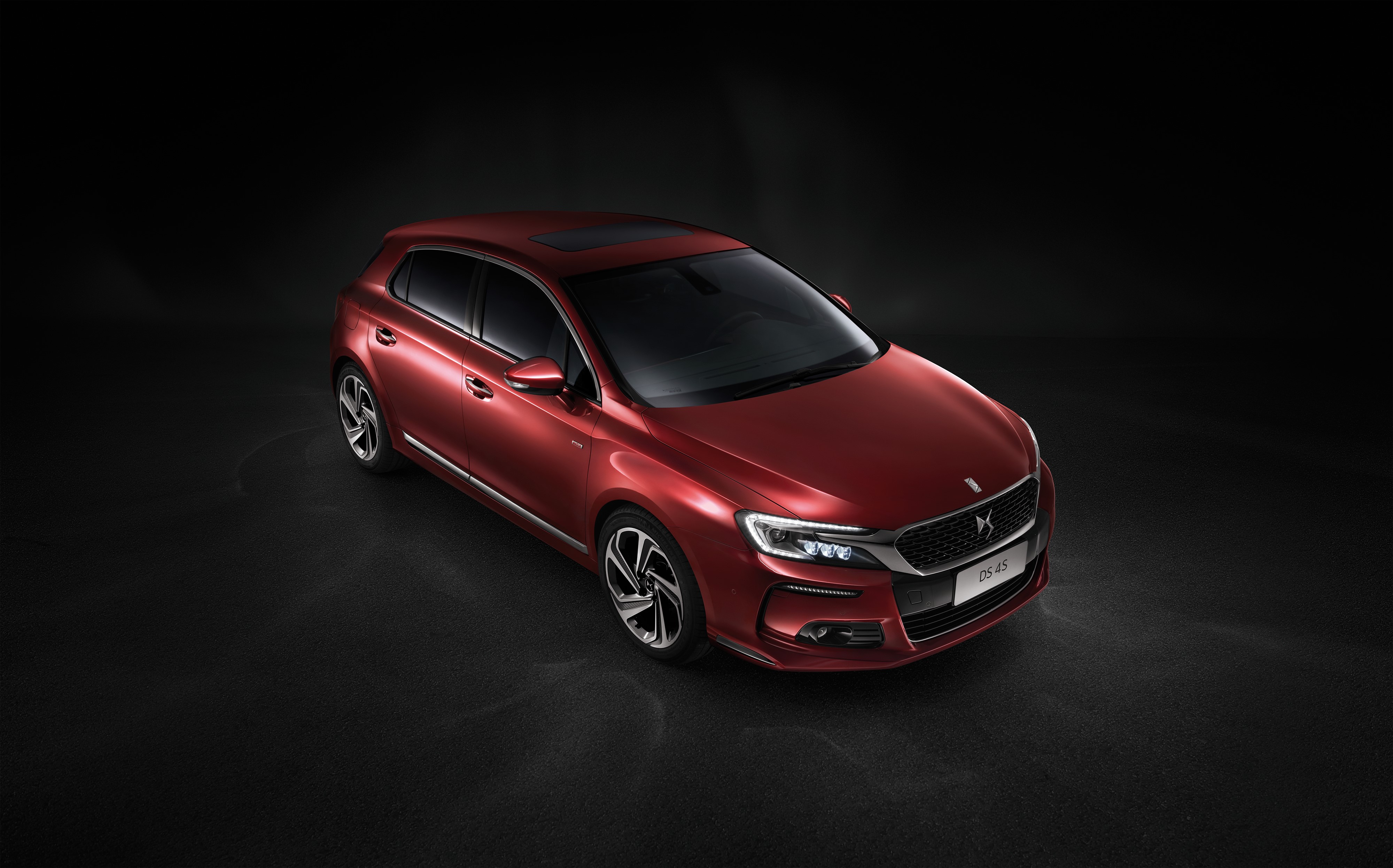 DS 4S wine color car HD Wallpaper