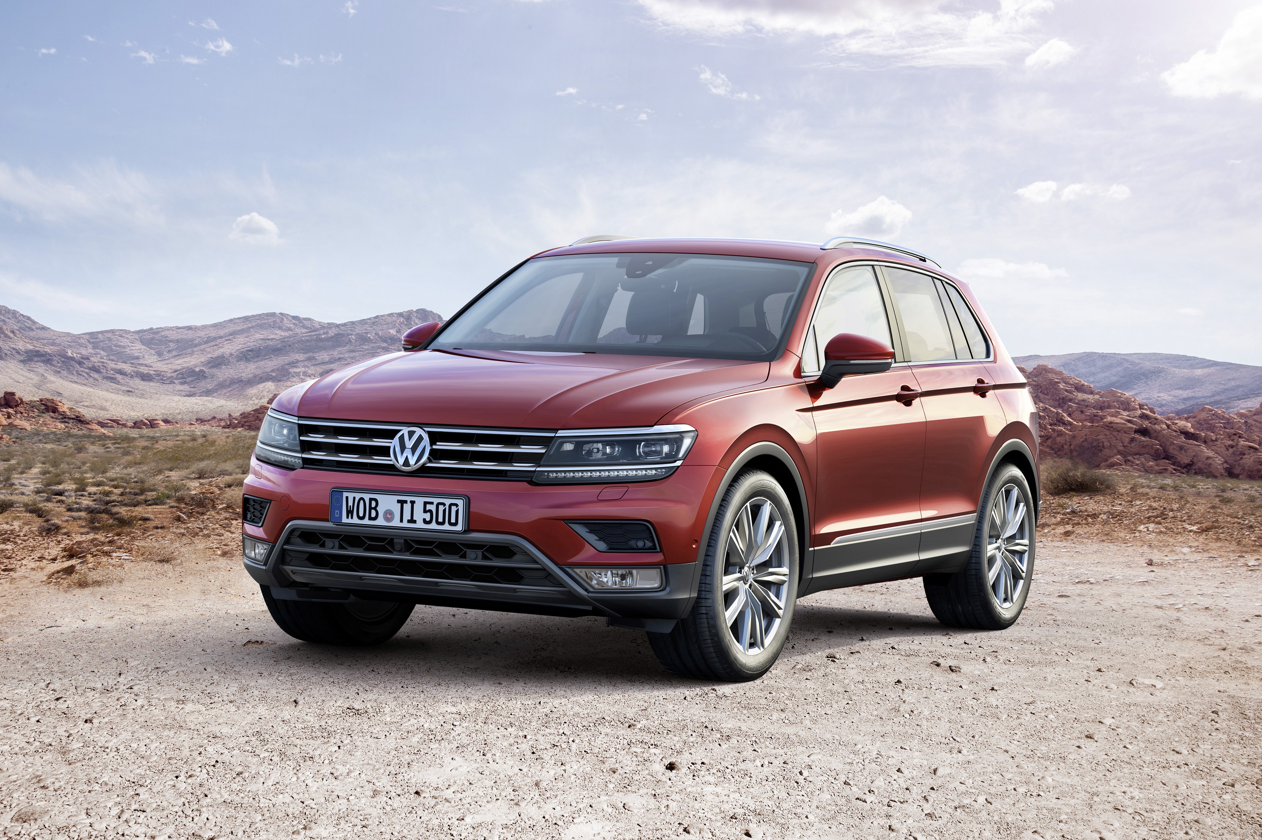 4K 2015 Volkswagen Tiguan HD Wallpaper