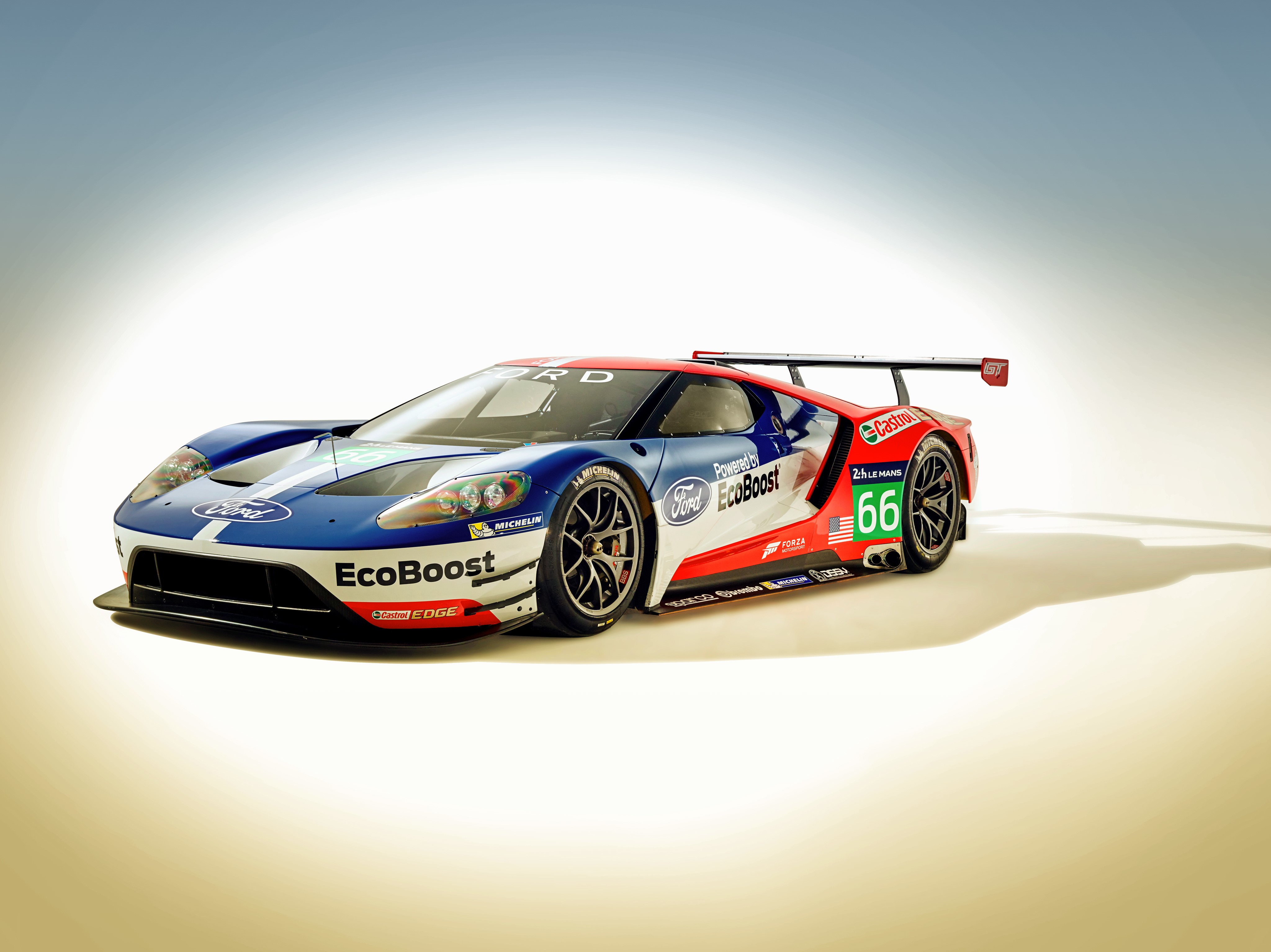 Ford GT 2016 Race Car HD Wallpaper