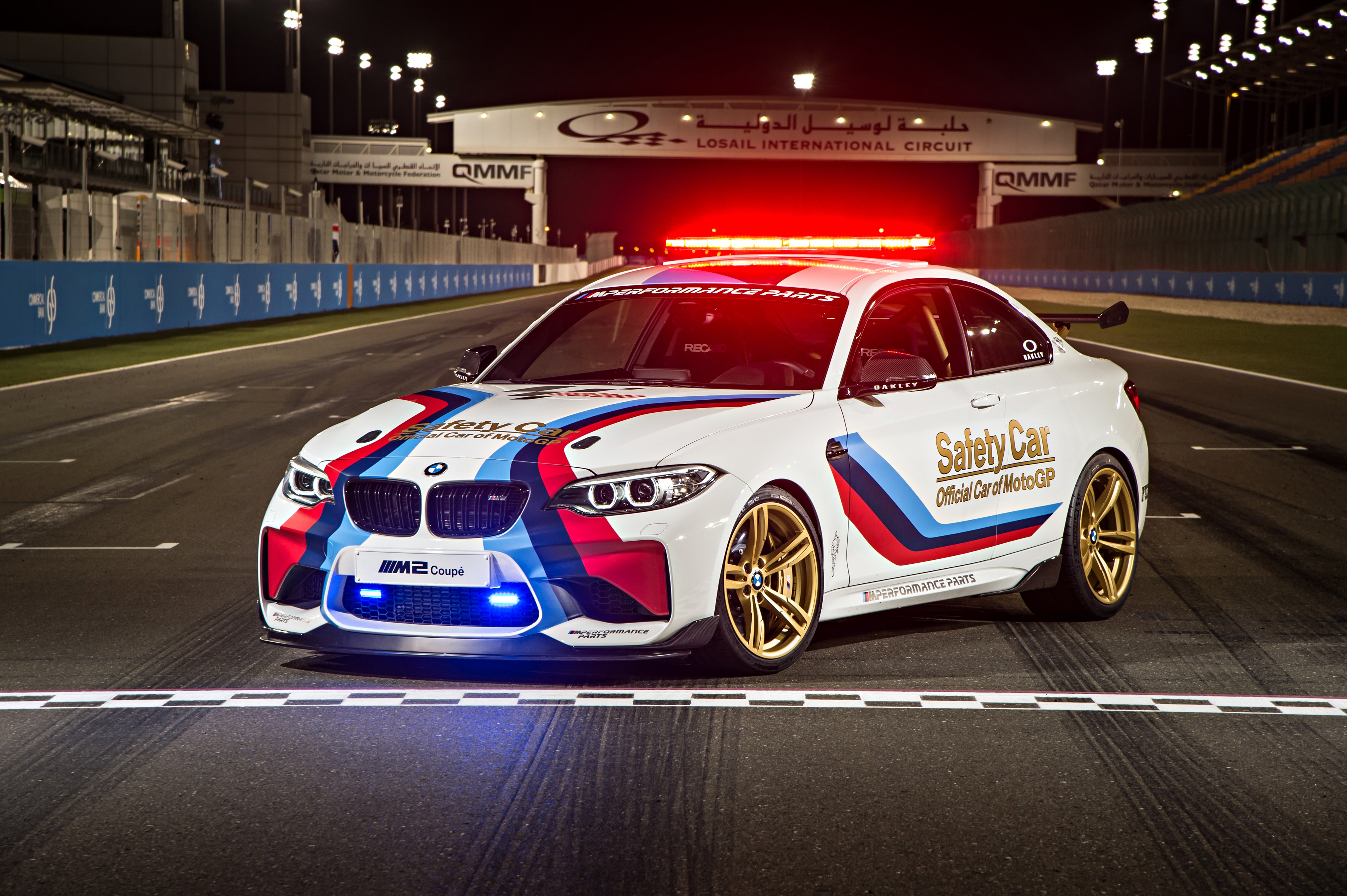BMW M2 Coupé Safety Car at Losail International Circuit HD Wallpaper