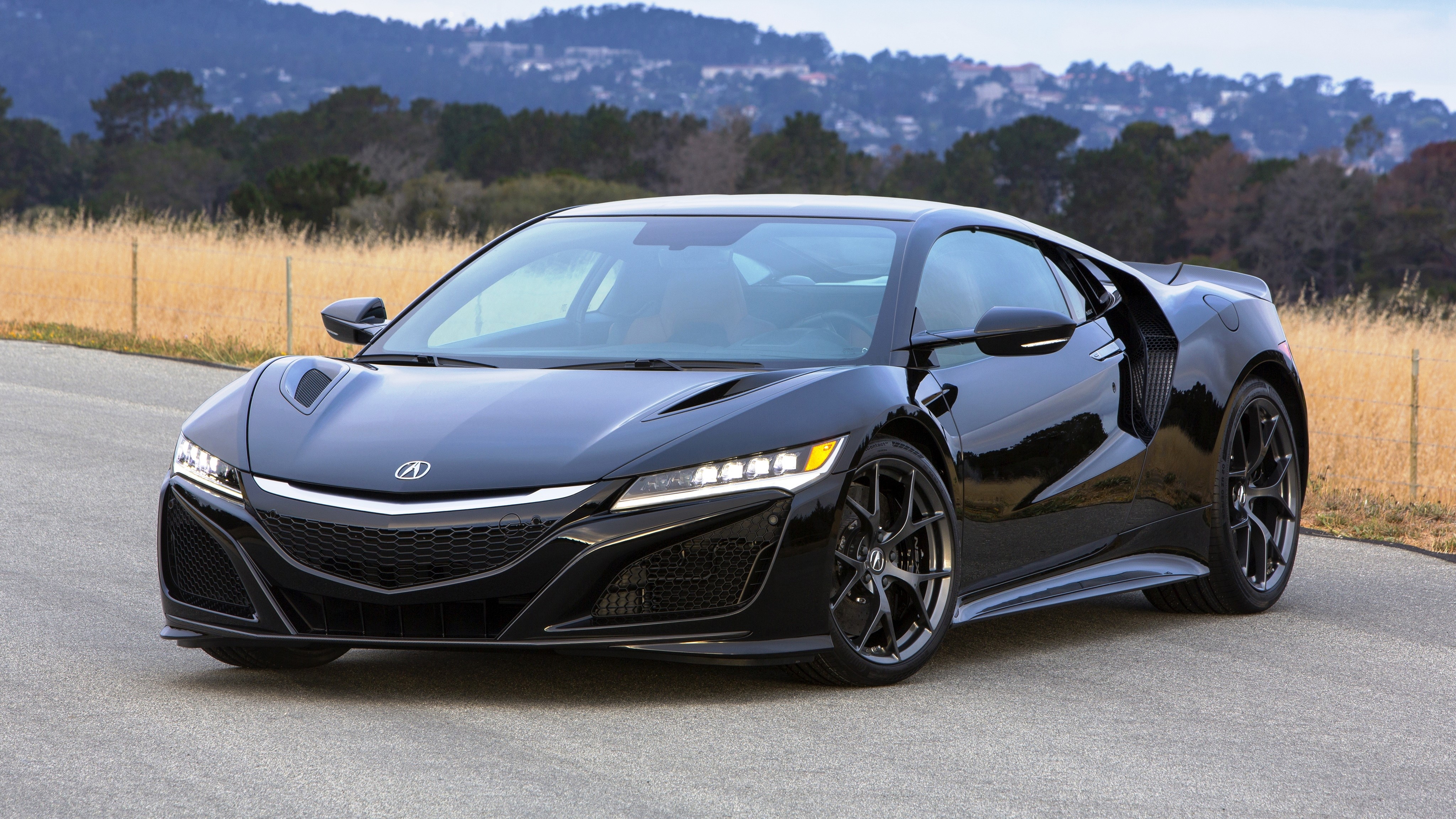 Black 2016 Acura NSX HD Wallpaper