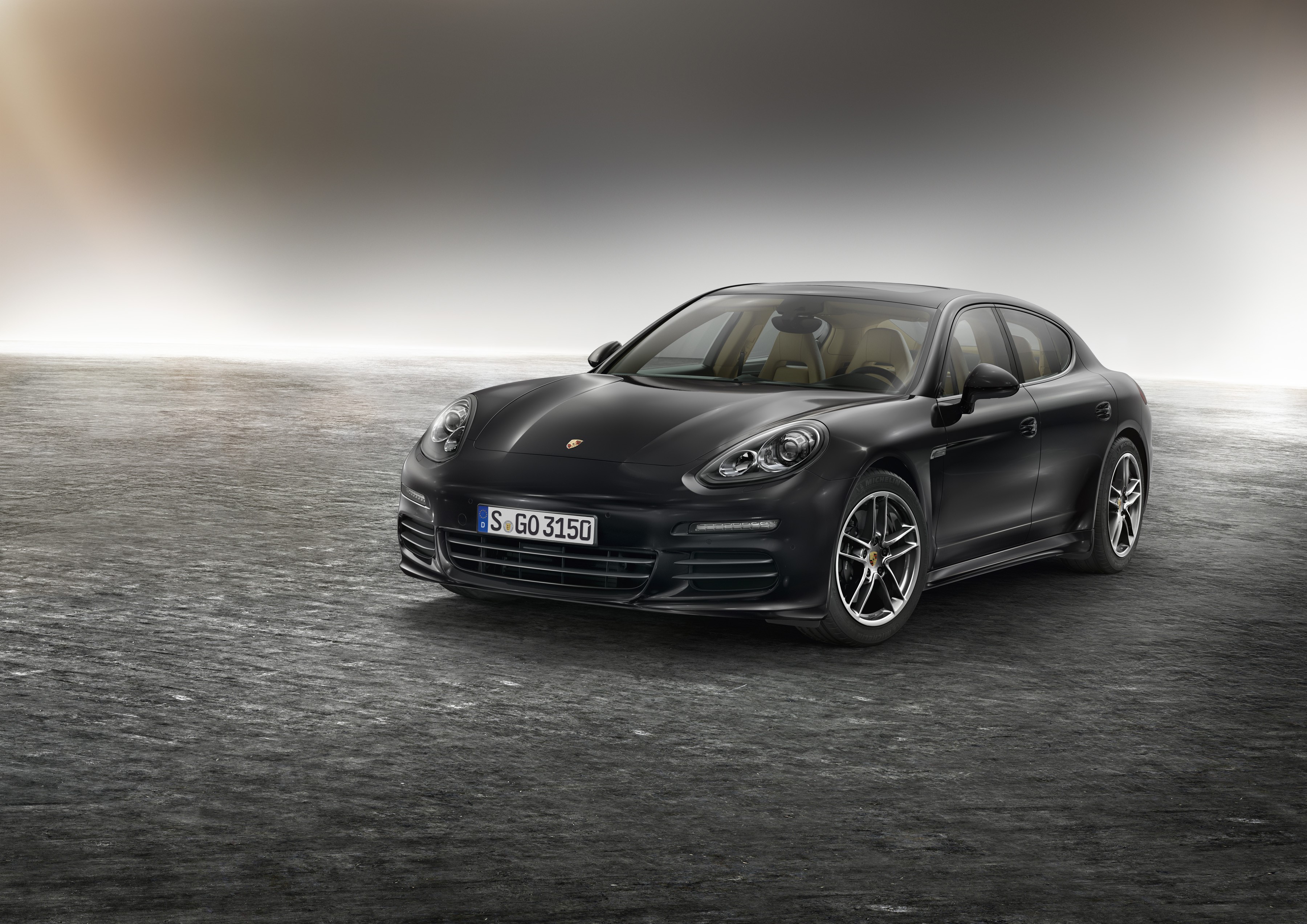 Black Porsche Panamera Edition 970 HD Wallpaper