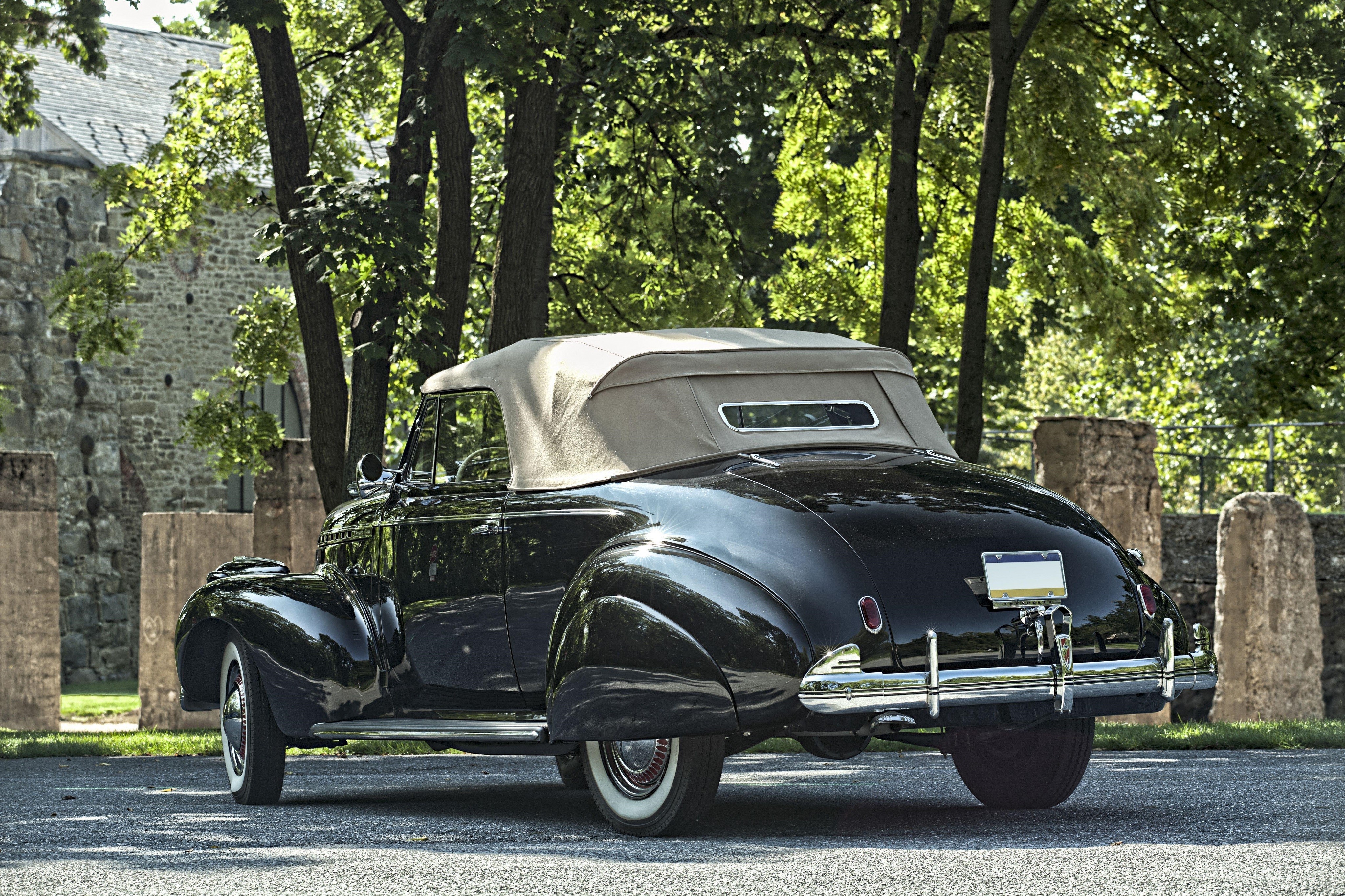Black Chevrolet Convertible Classic Car HD Wallpaper