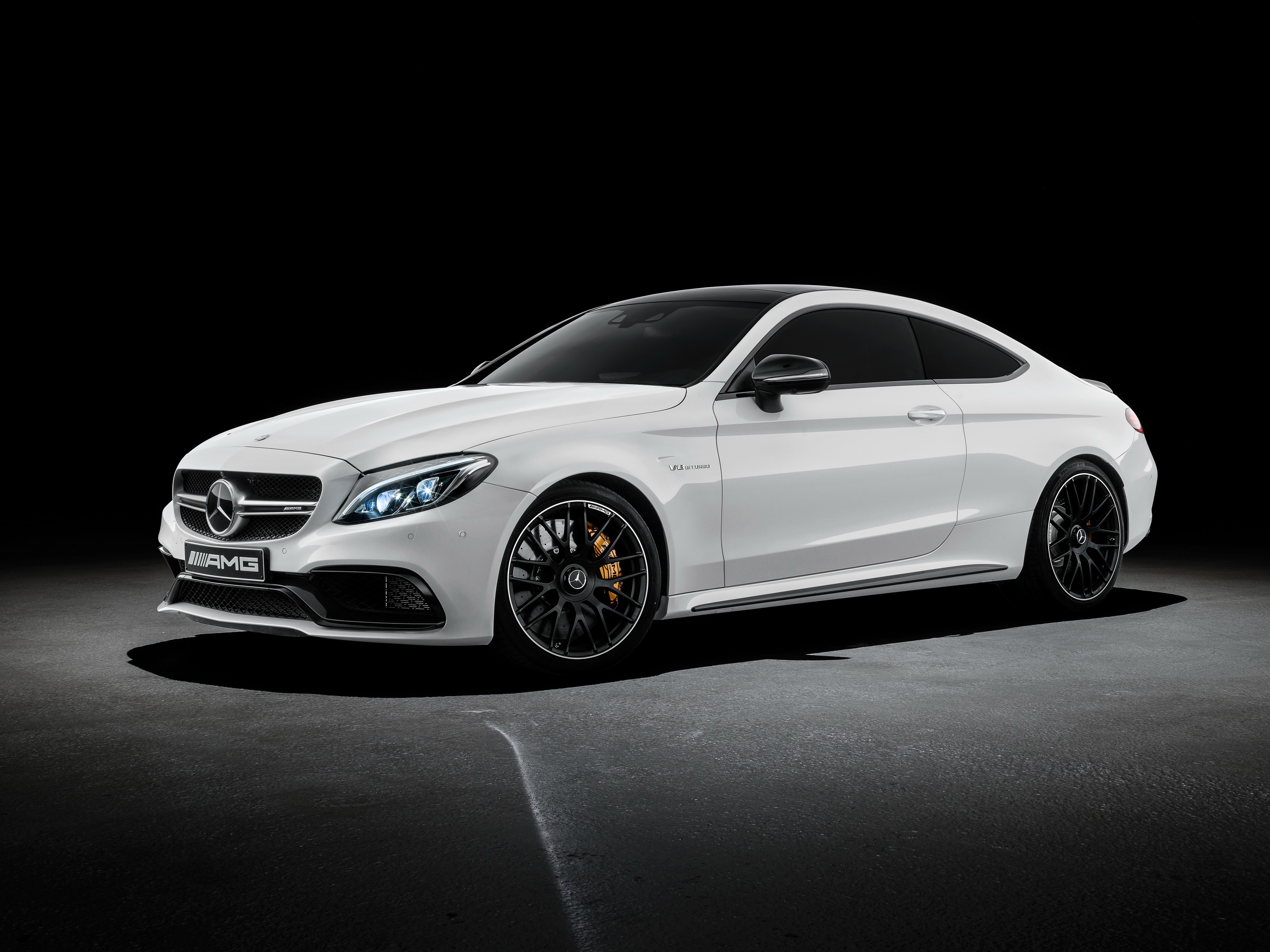 4K Mercedes-Benz AMG C-Class C205 Coupe HD Wallpaper