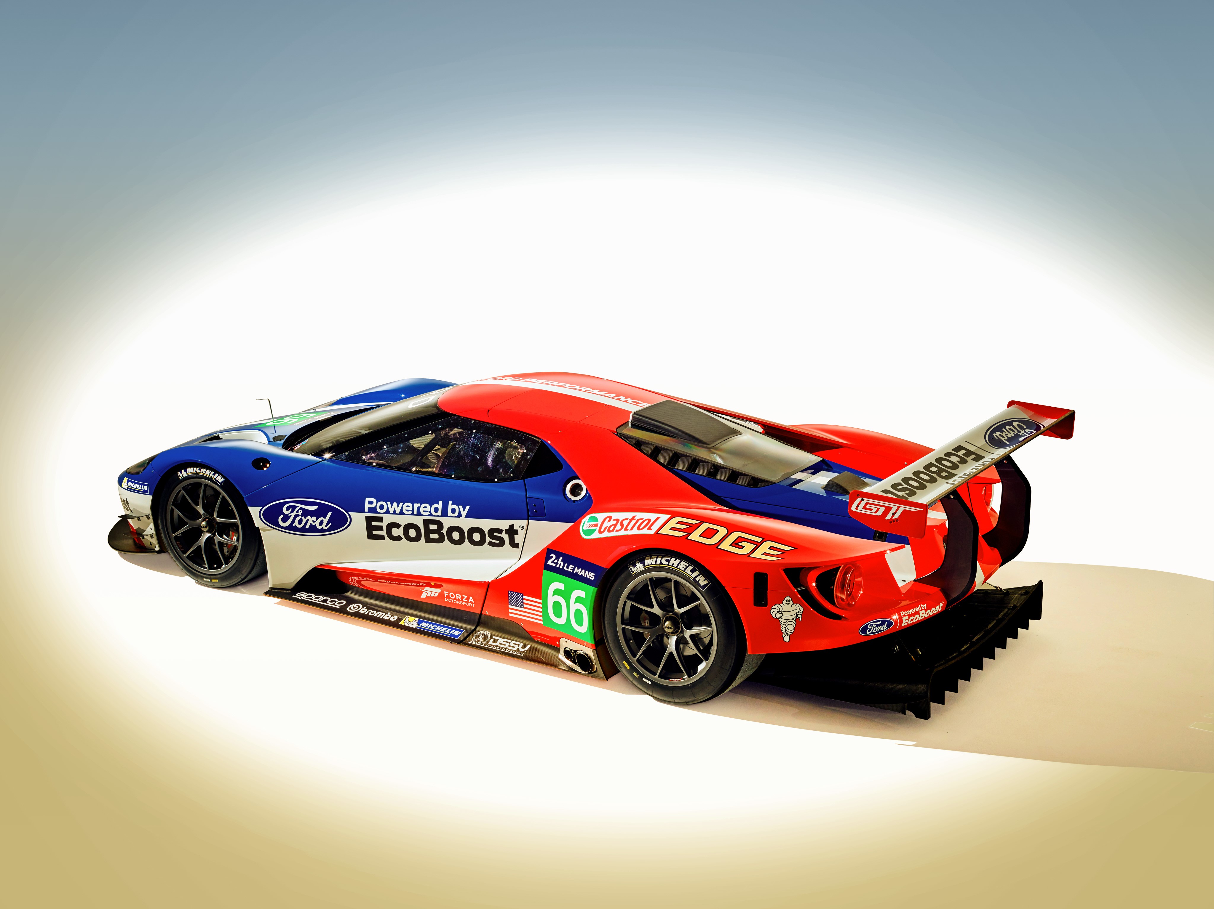 Ford GT 2016 Race Car HD Wallpaper