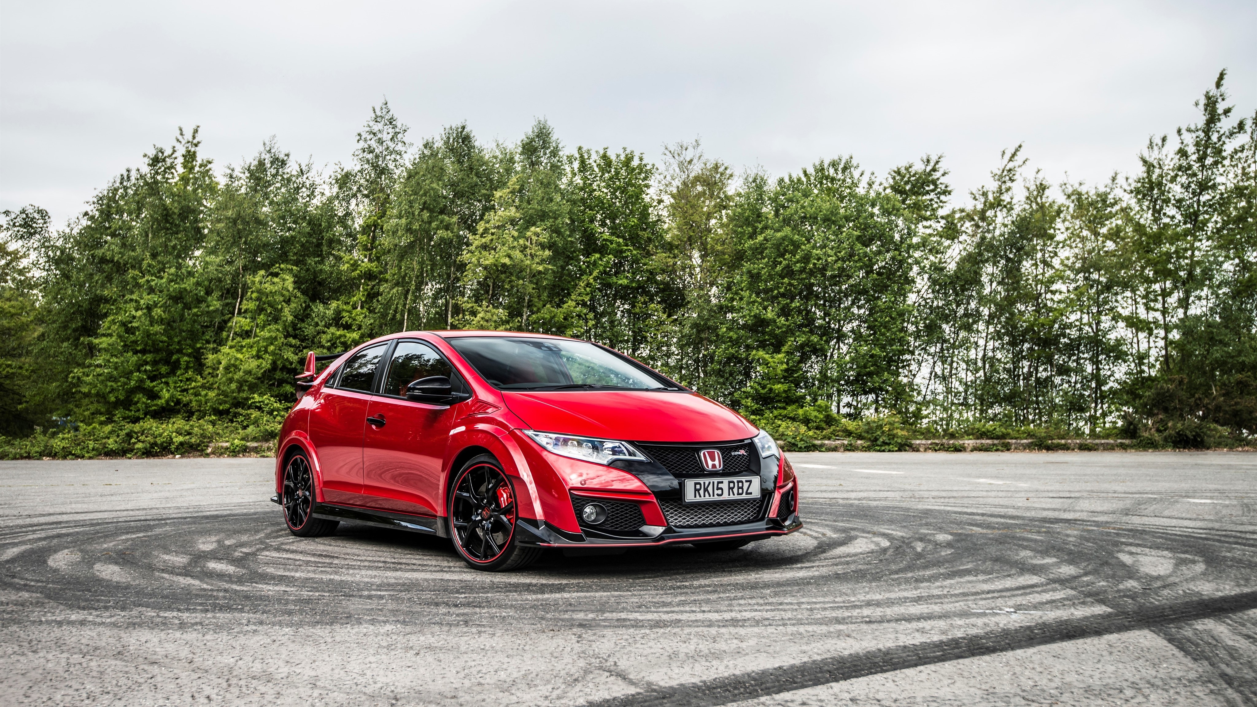 Red Honda Civic Type R RK15 RBZ HD Wallpaper