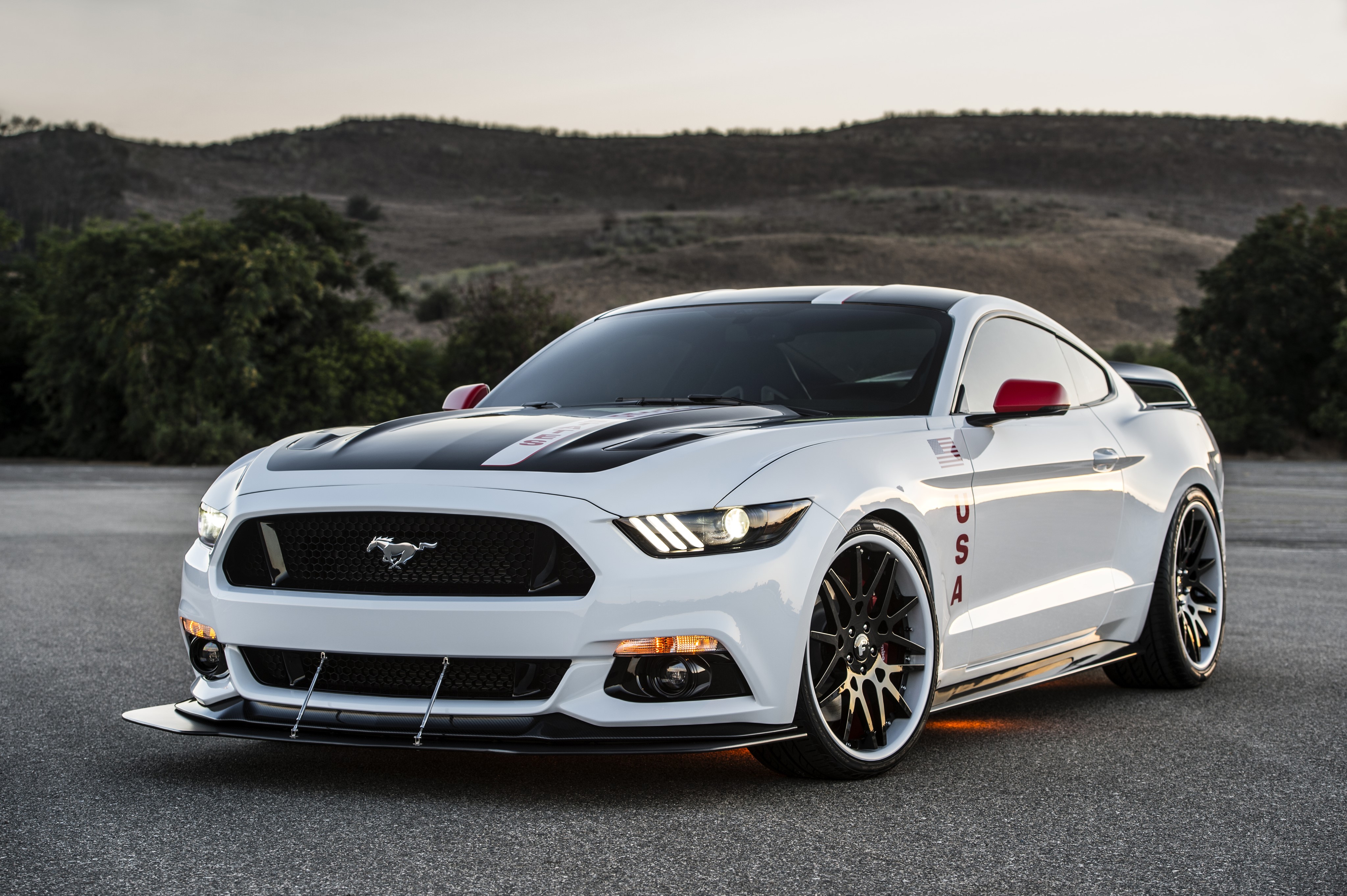 White Ford Mustang Apollo HD Wallpaper