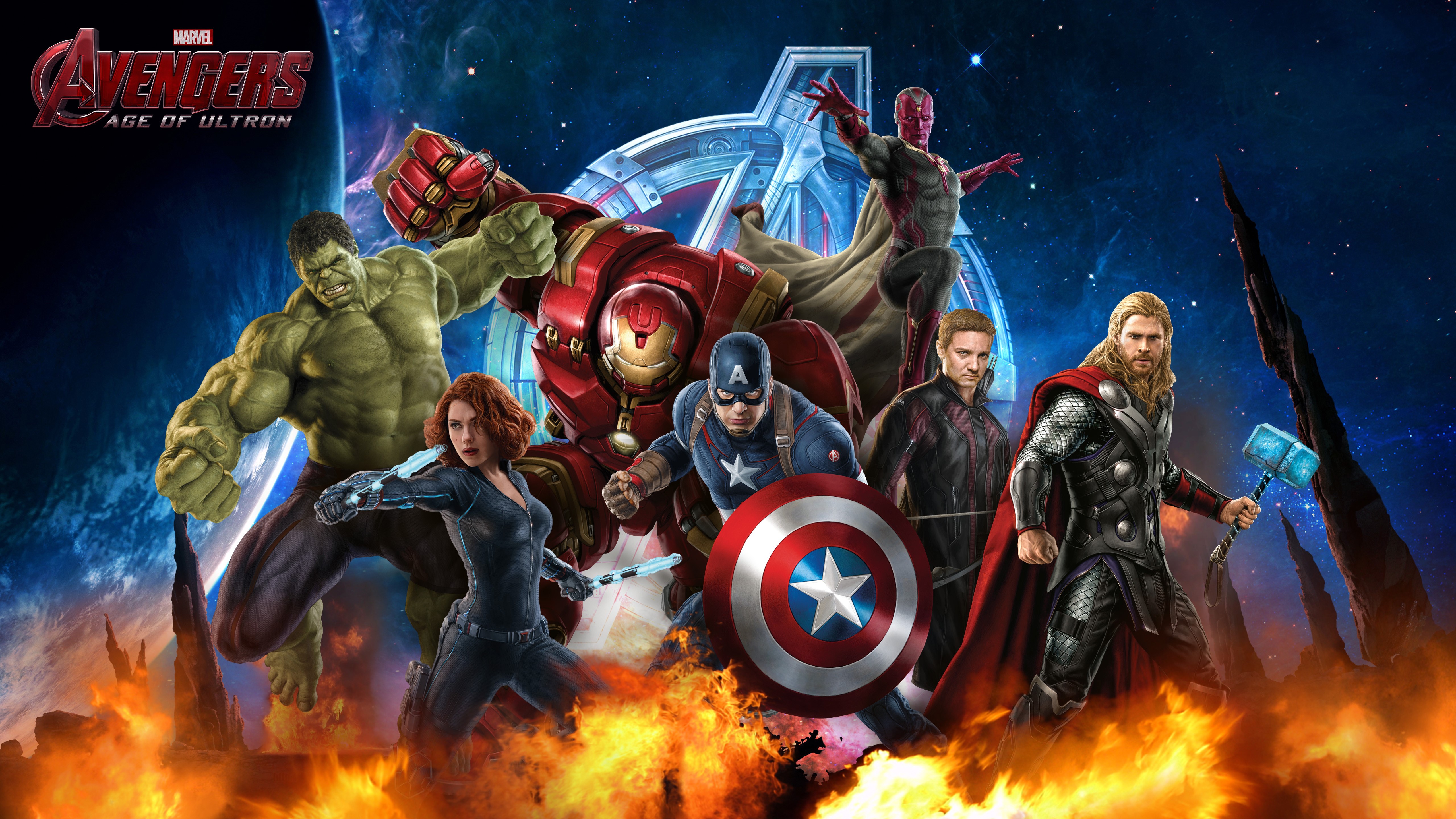 Avengers: Age of Ultron 4K HD Wallpaper