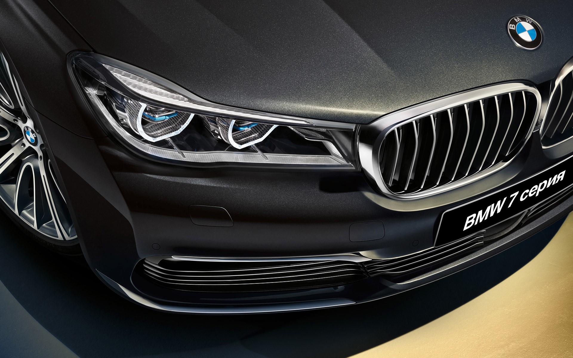 BMW 7 Series G12 Black Car Front HD Wallpaper