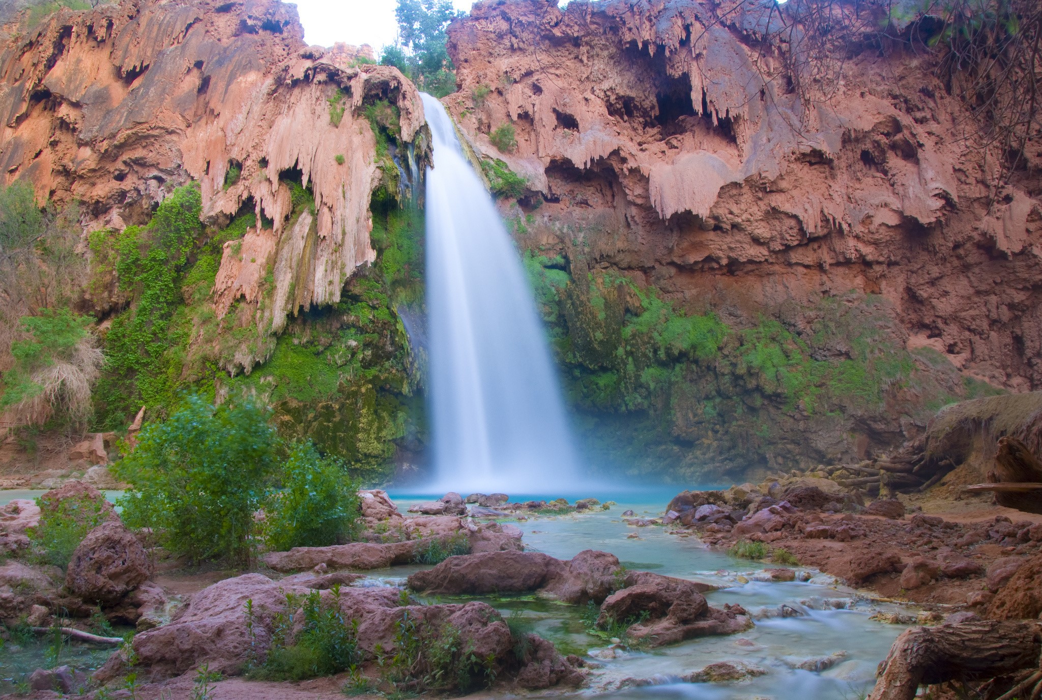 Havasu Falls in Grand Canyon National Park, Arizona HD Wallpaper