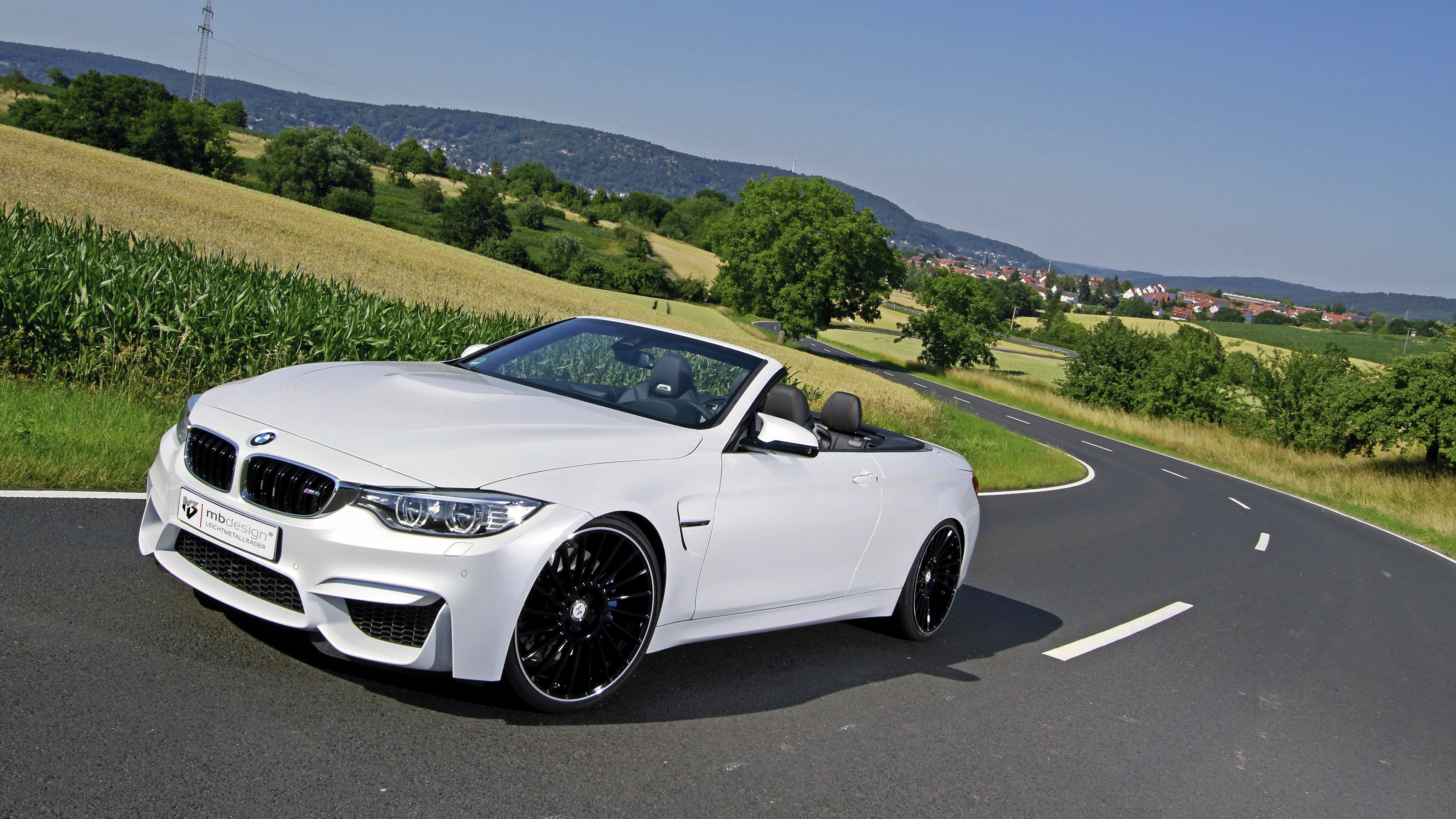 White 2015 mbDESIGN M4 F83 BMW Cabriolet HD Wallpaper