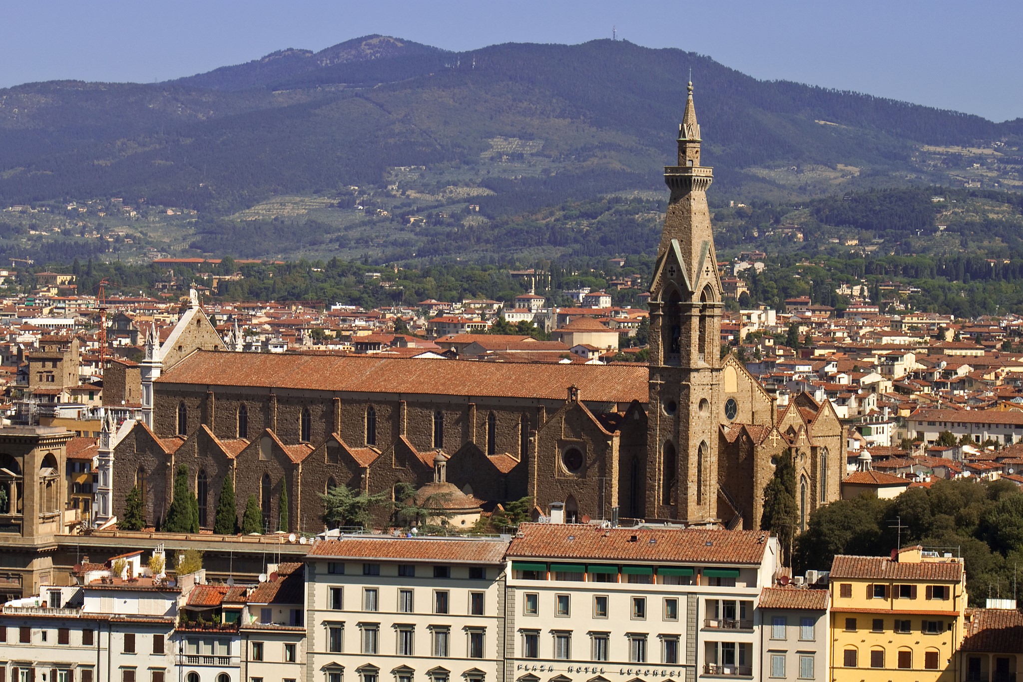 Basilica of Santa Croce, Florence, Italy HD Wallpaper