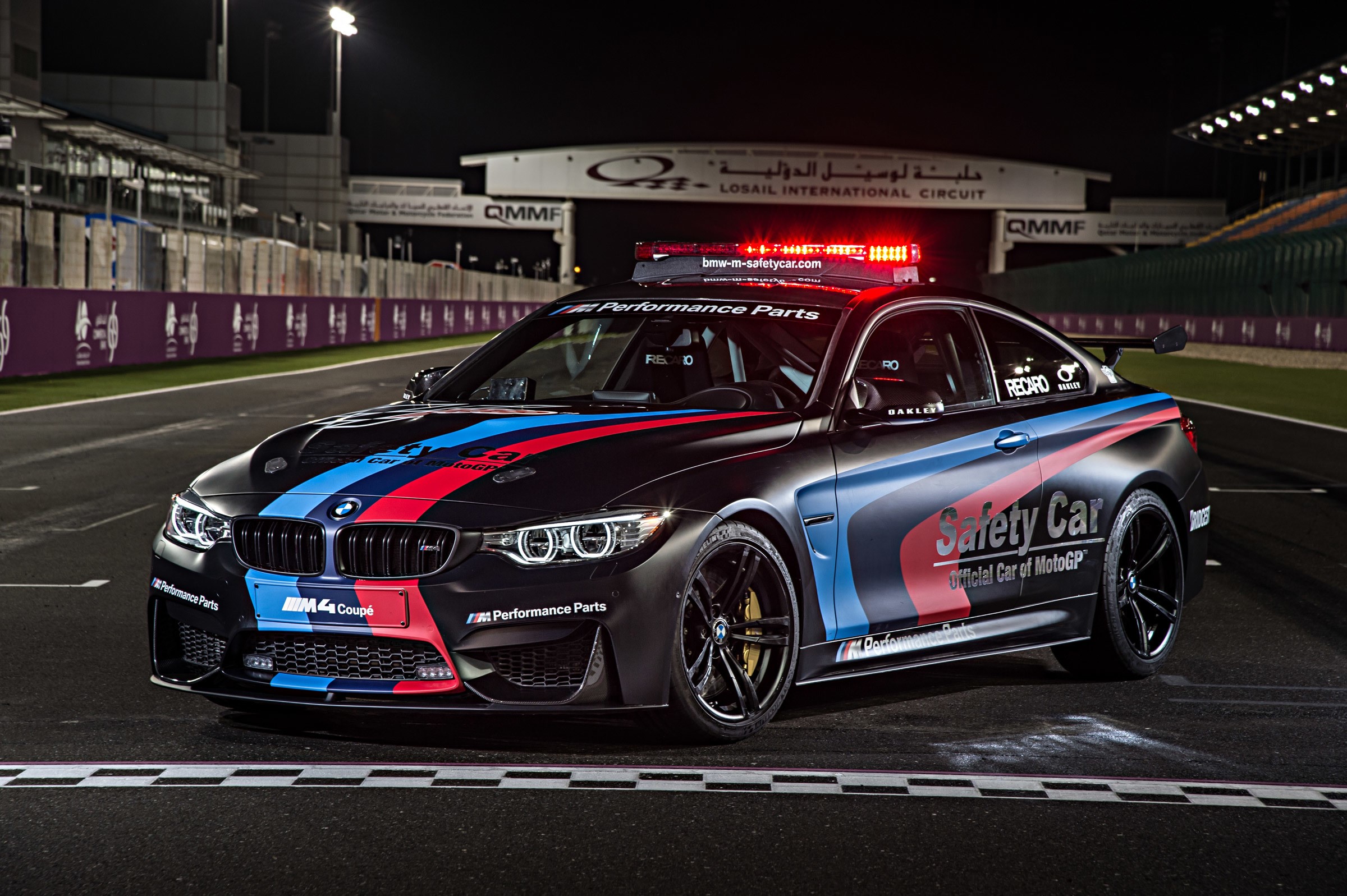 BMW M4 Coupé Safety Car at Losail International Circuit HD Wallpaper