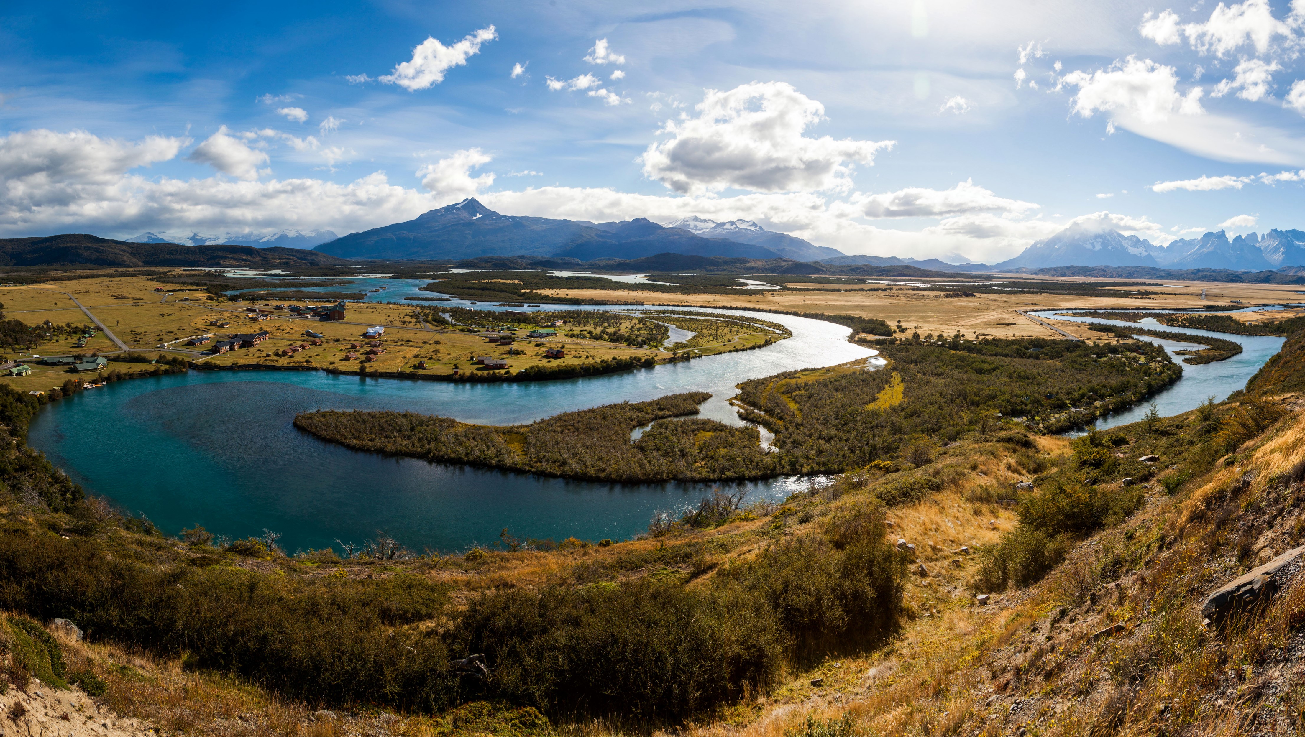 Serrano River Patagonia Chile Scenery HD Wallpaper