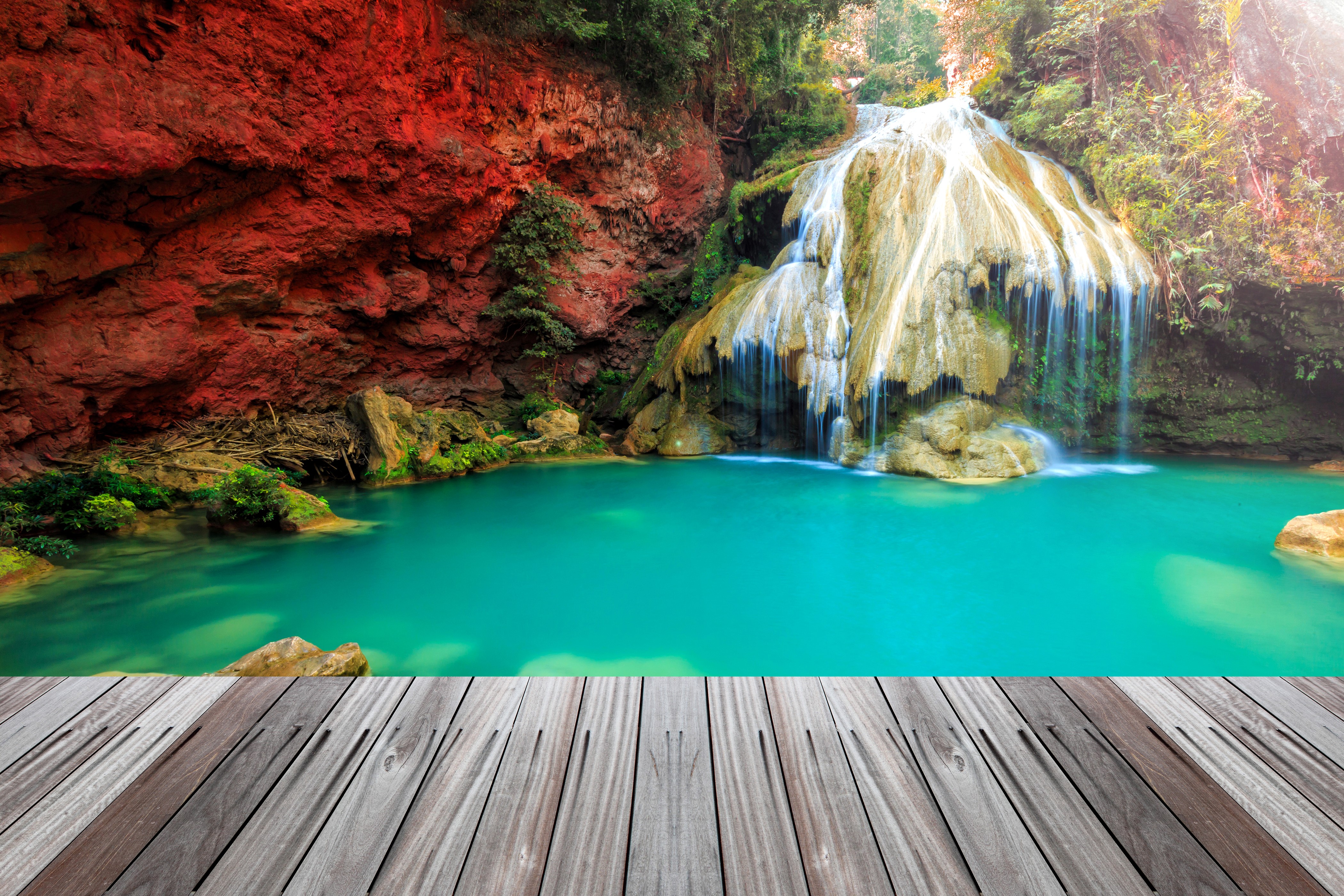Waterfall in Thailand HD Wallpaper