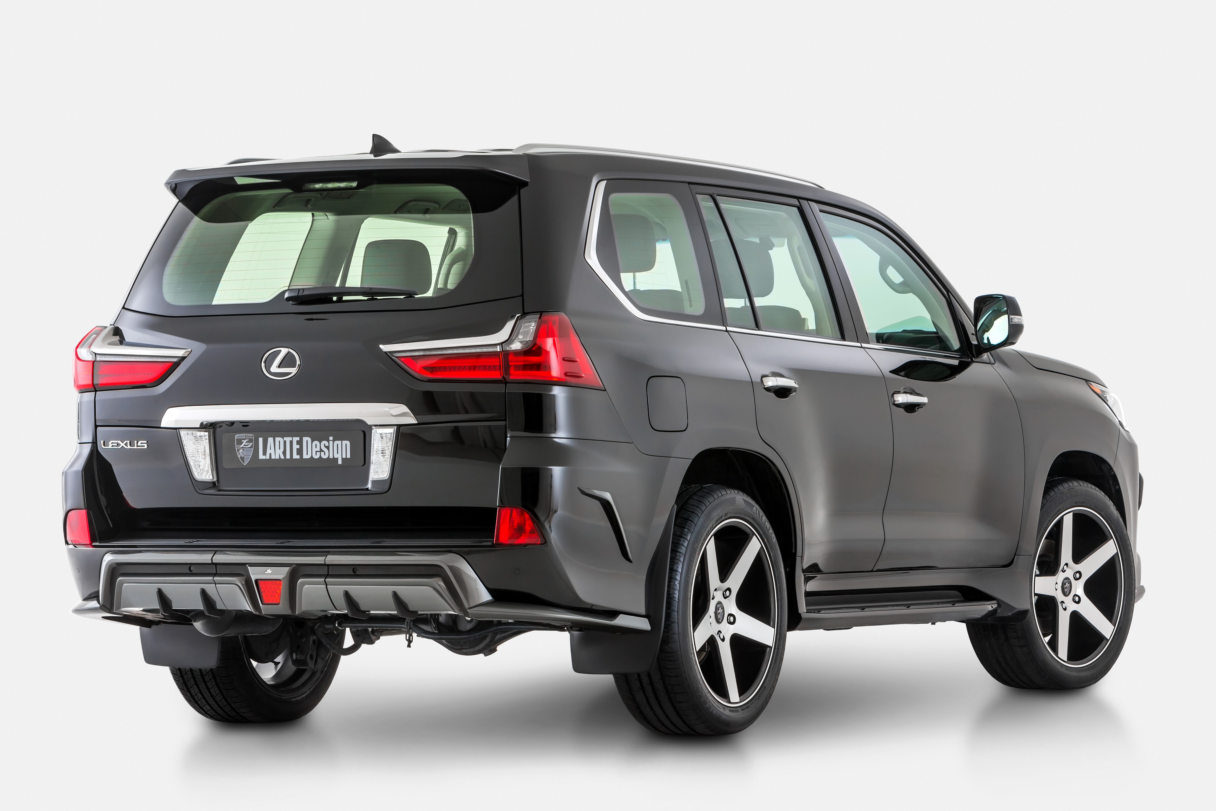 4K 2016 Larte Design LX 570 (URJ200) Lexus Back View HD Wallpaper