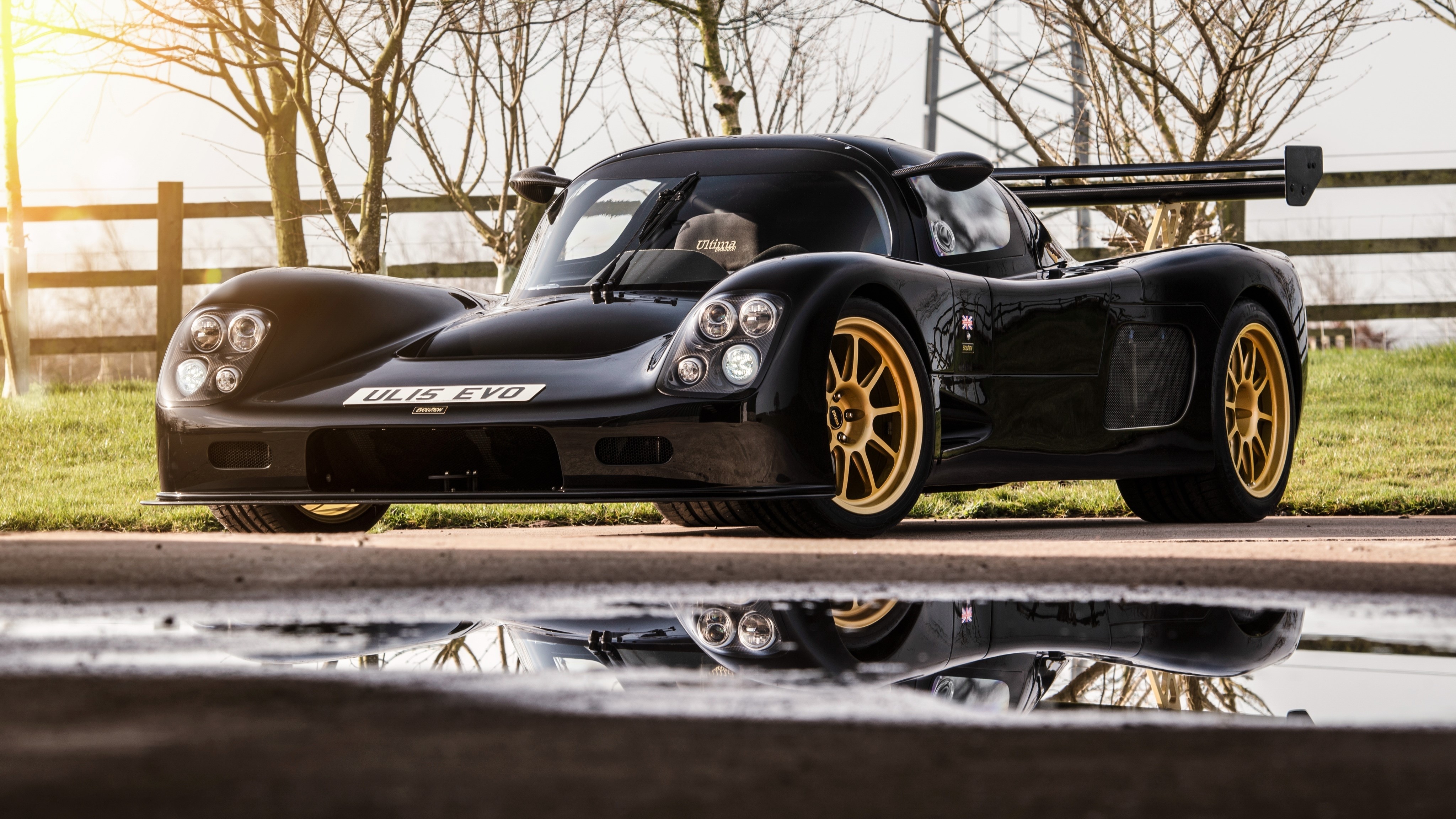 4K 2015 Ultima Evolution Coupe Ultima Sport Black HD Wallpaper