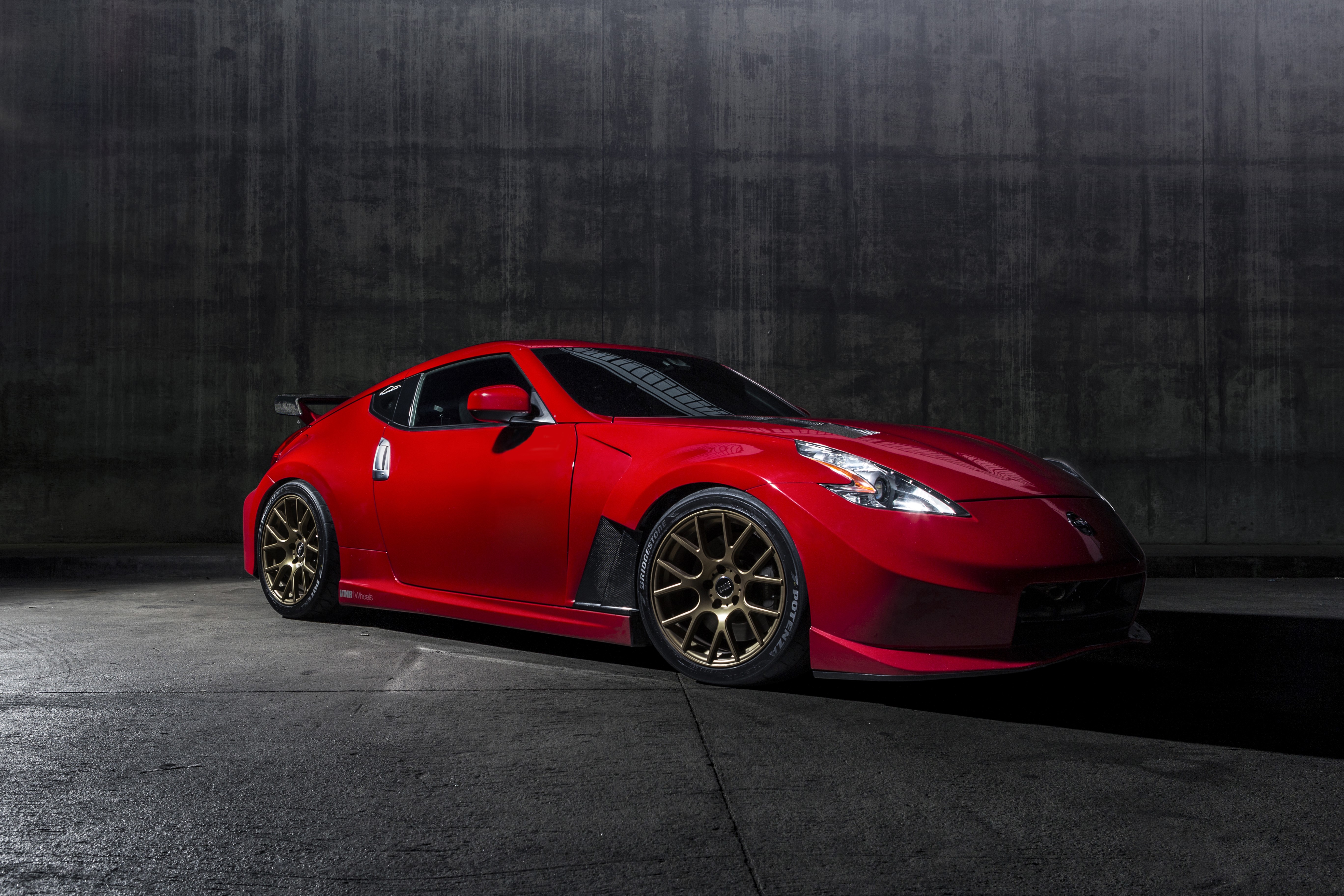 Nissan 370Z Nismo Solid Red HD Wallpaper