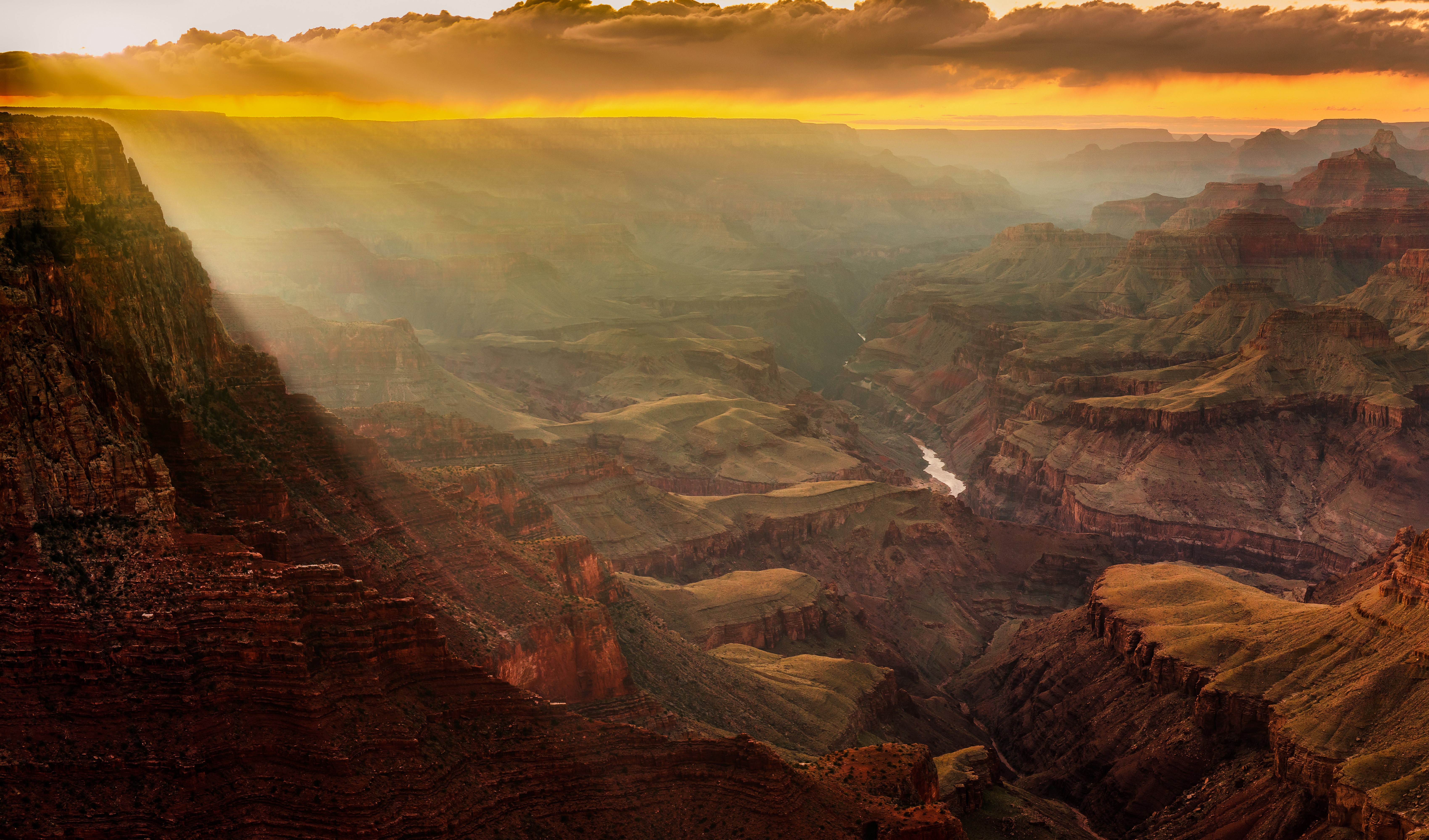 Grand Canyon National Park at Sunrise HD Wallpaper