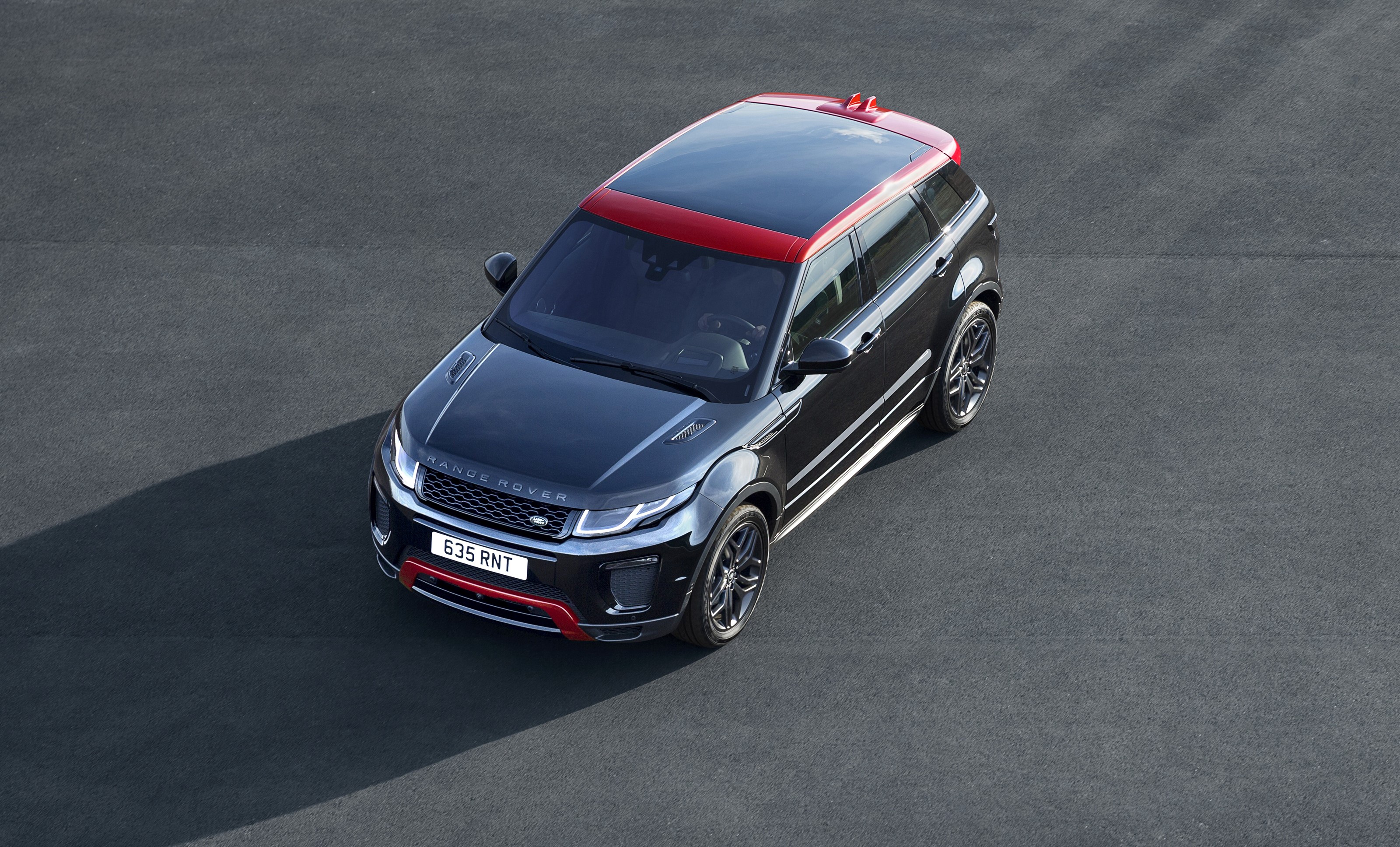 2016 Range Rover Evoque Ember Edition from above HD Wallpaper