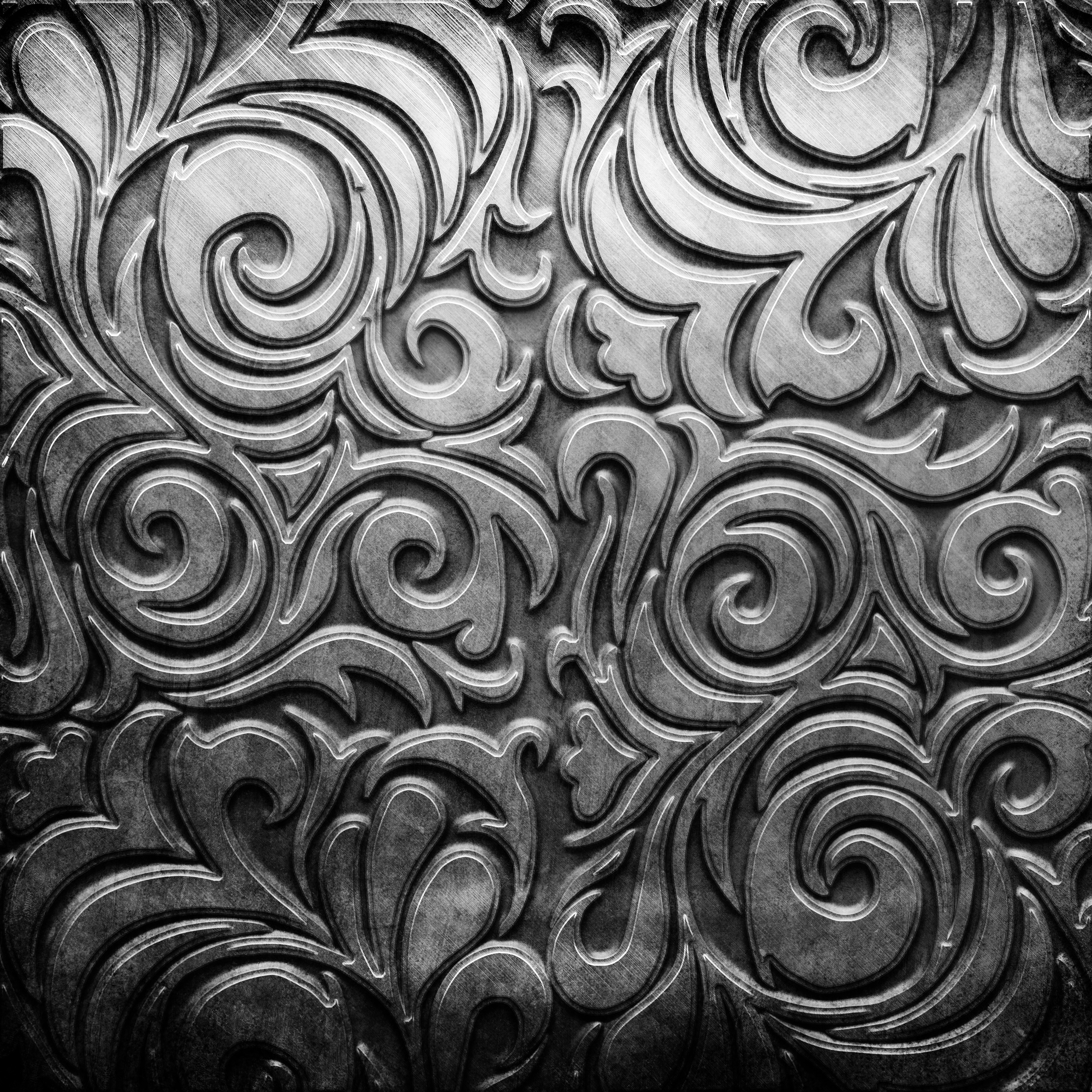 4K Metal Tracery Texture HD Wallpaper