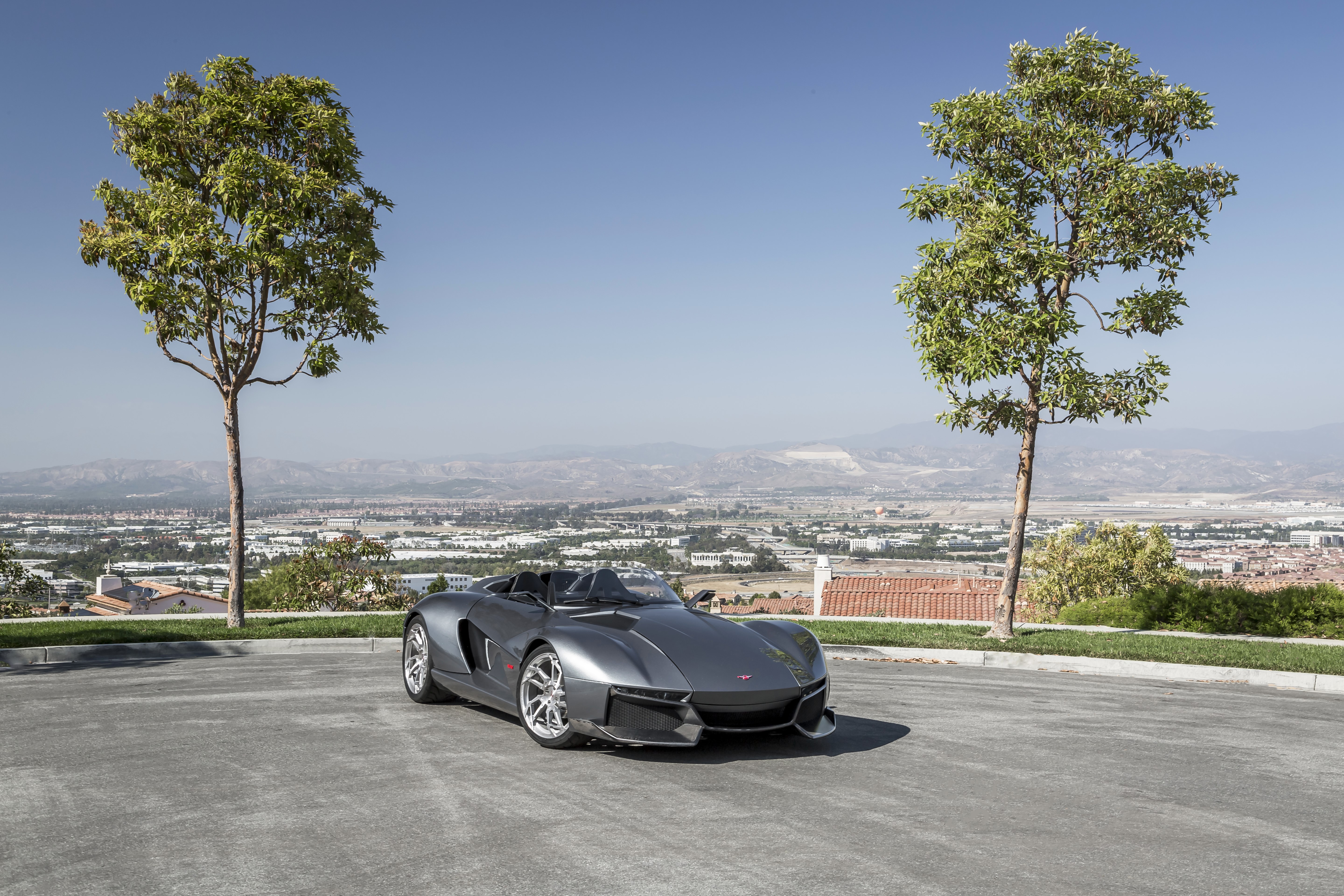 2015 Rezvani Motors Grey Cabriolet HD Wallpaper