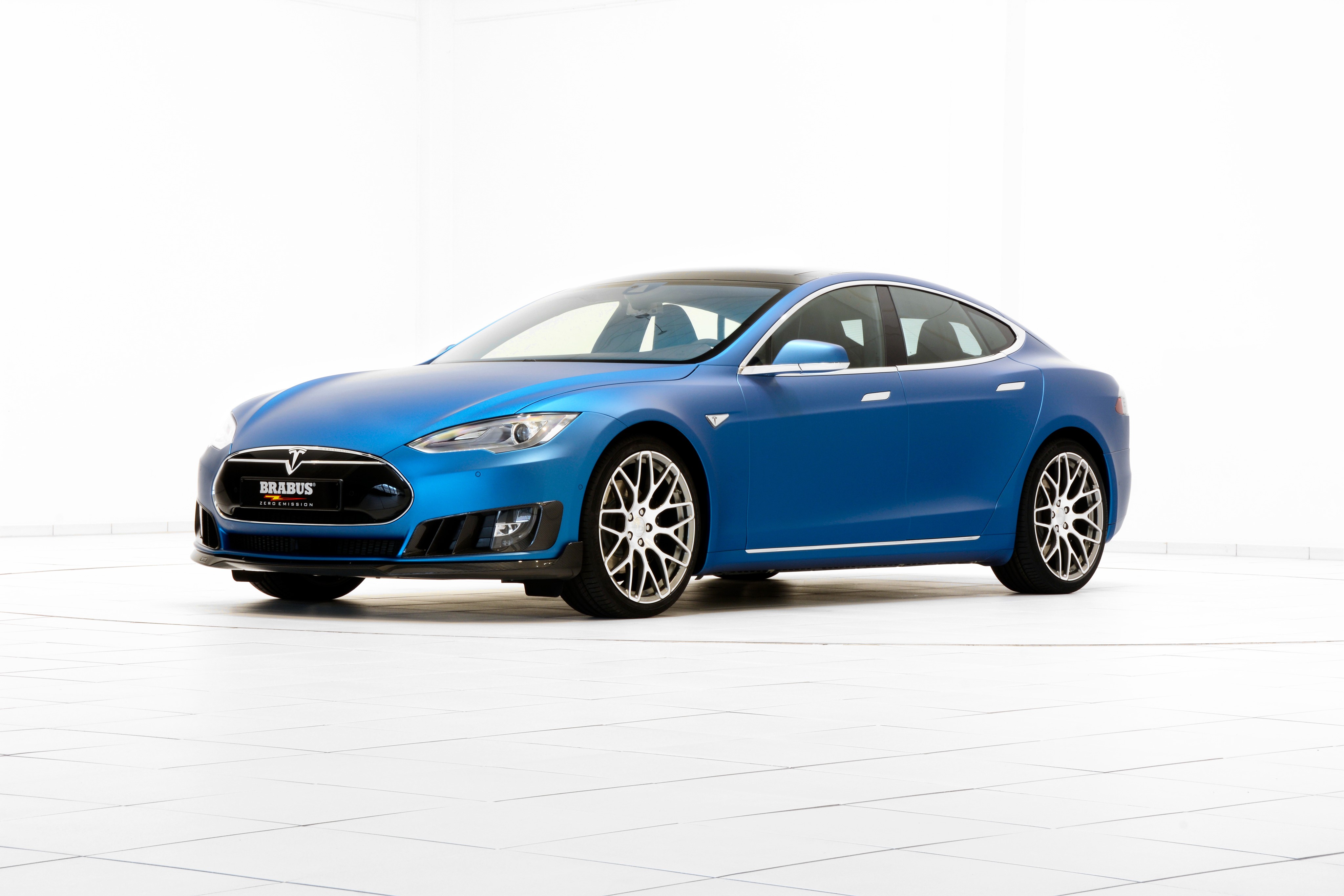 4K 2015 Brabus Model S Tesla Motors HD Wallpaper