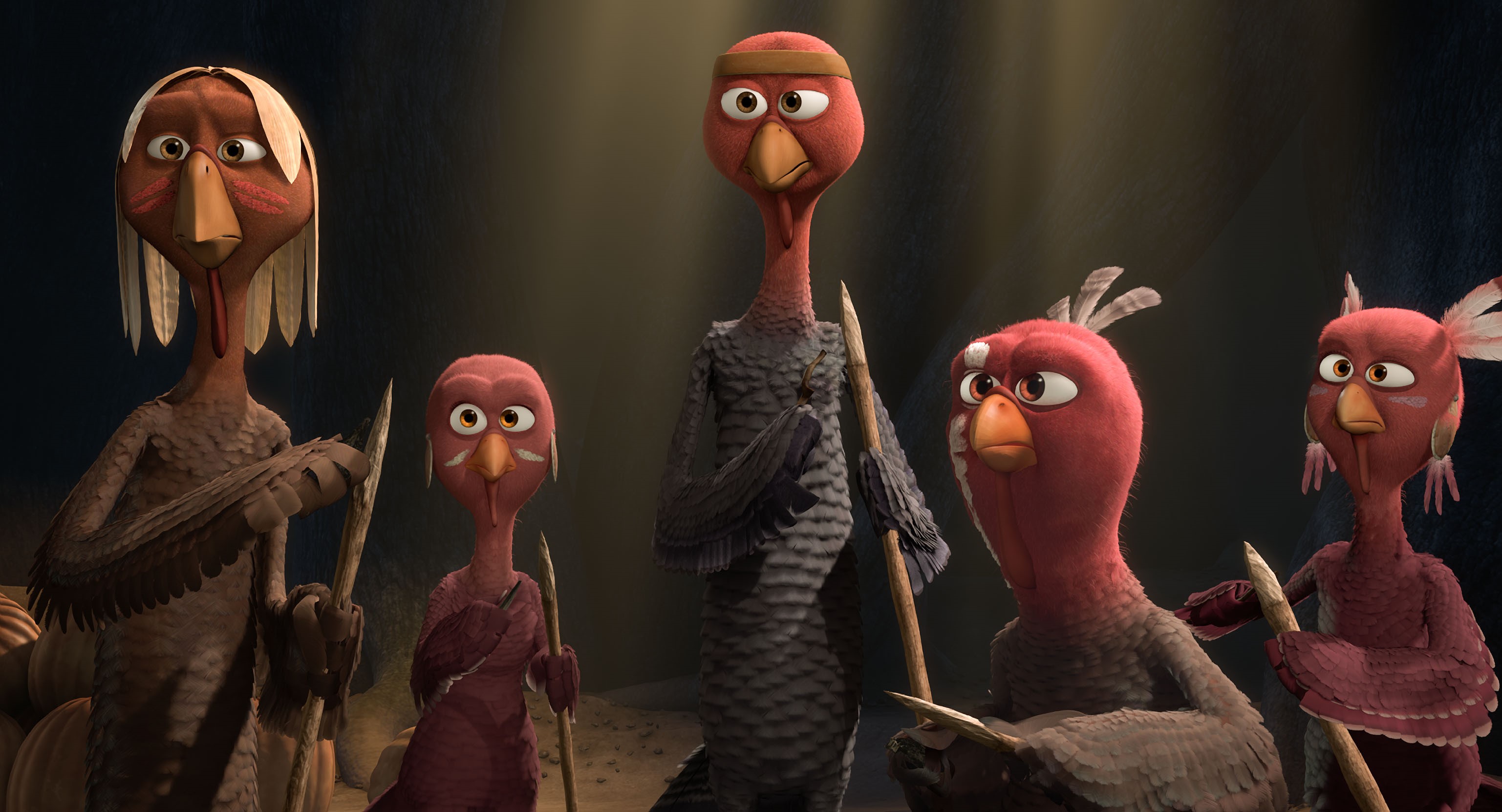 Free Birds Animated Movie Characters Gathering HD Wallpaper