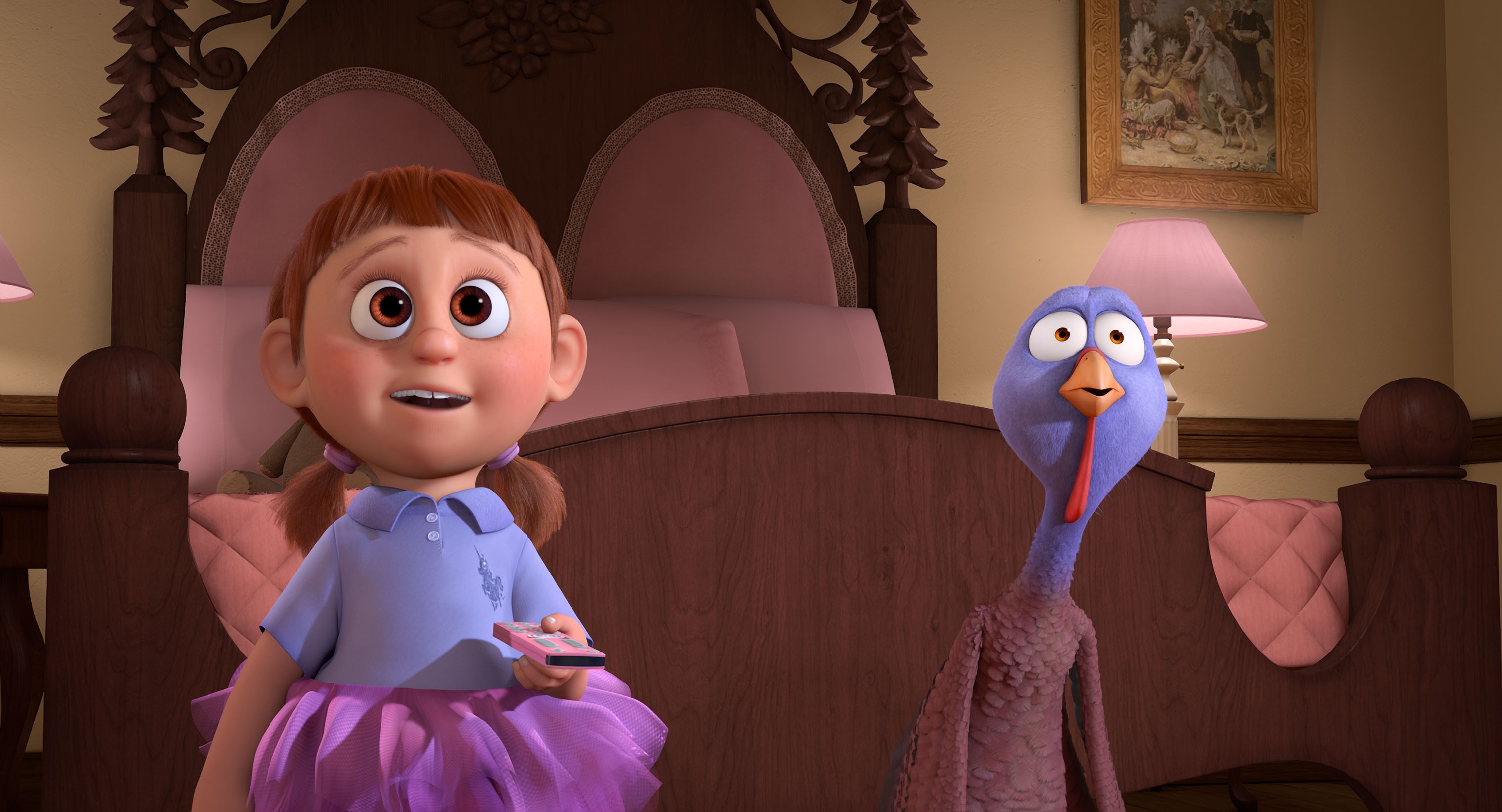 Reggie and the girl from Free Birds HD Wallpaper