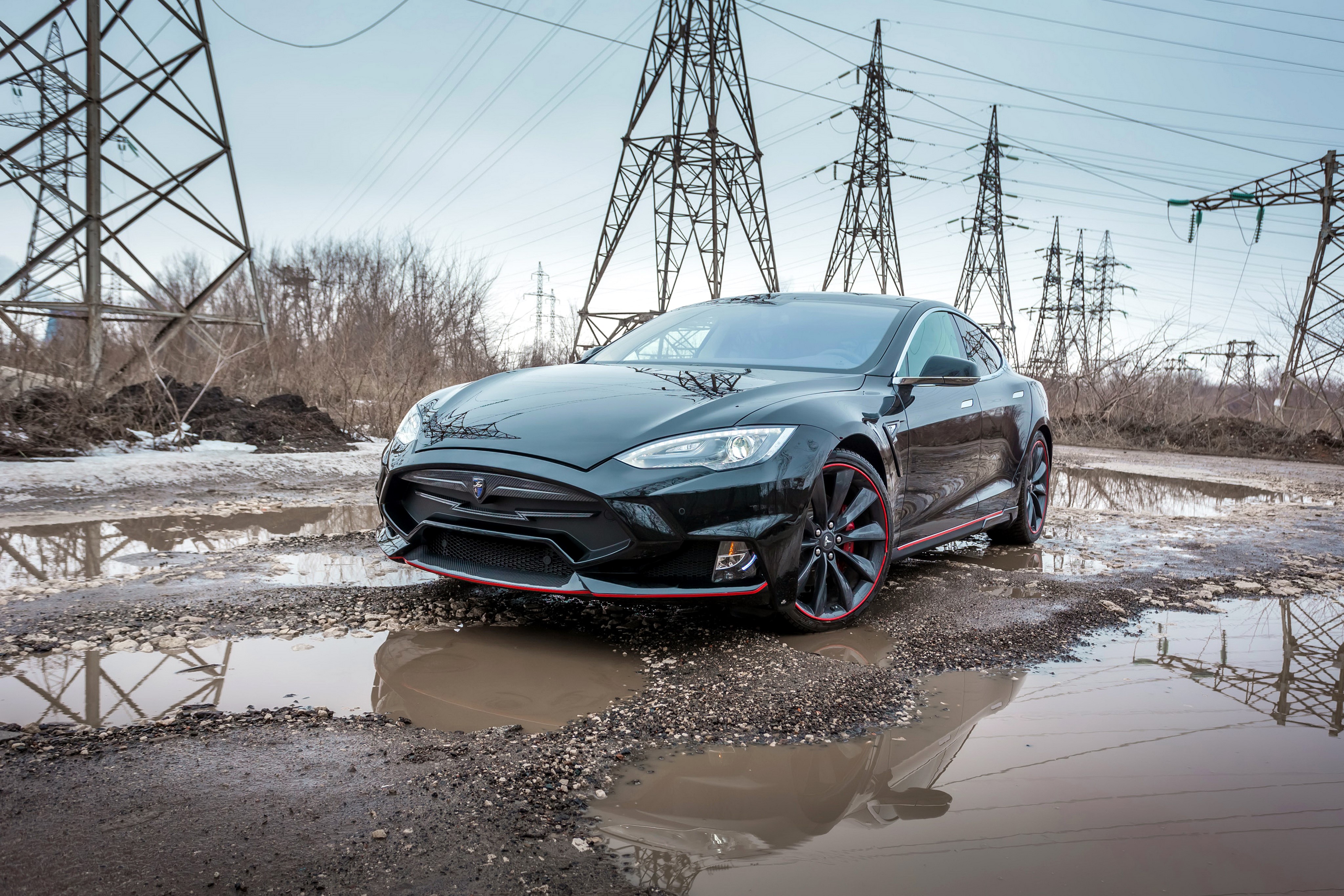 4K 2015 Larte Design Tesla Model S Elizabeta HD Wallpaper