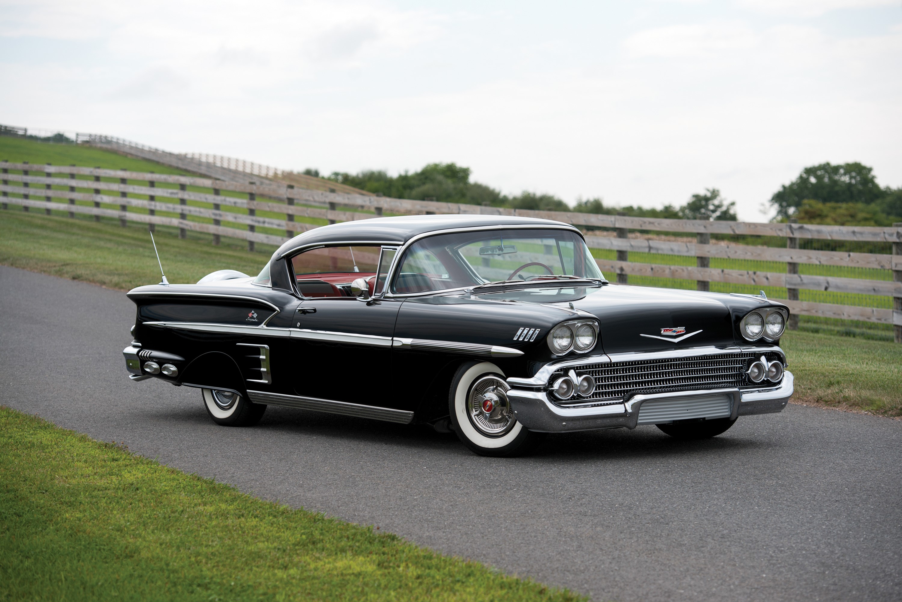1958 Chevrolet Bel Air Impala HD Wallpaper
