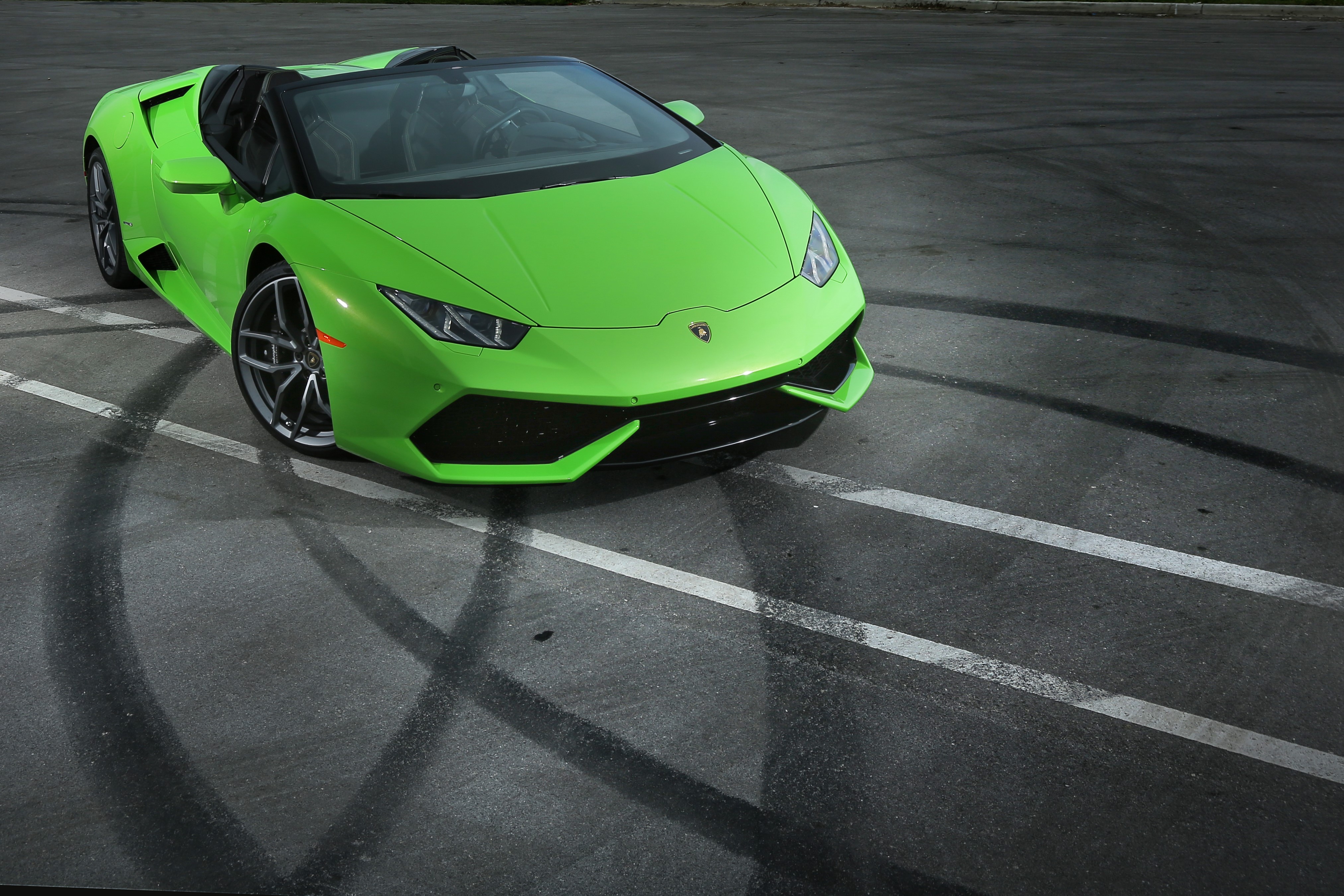4K Lamborghini Huracan Spyder HD Wallpaper