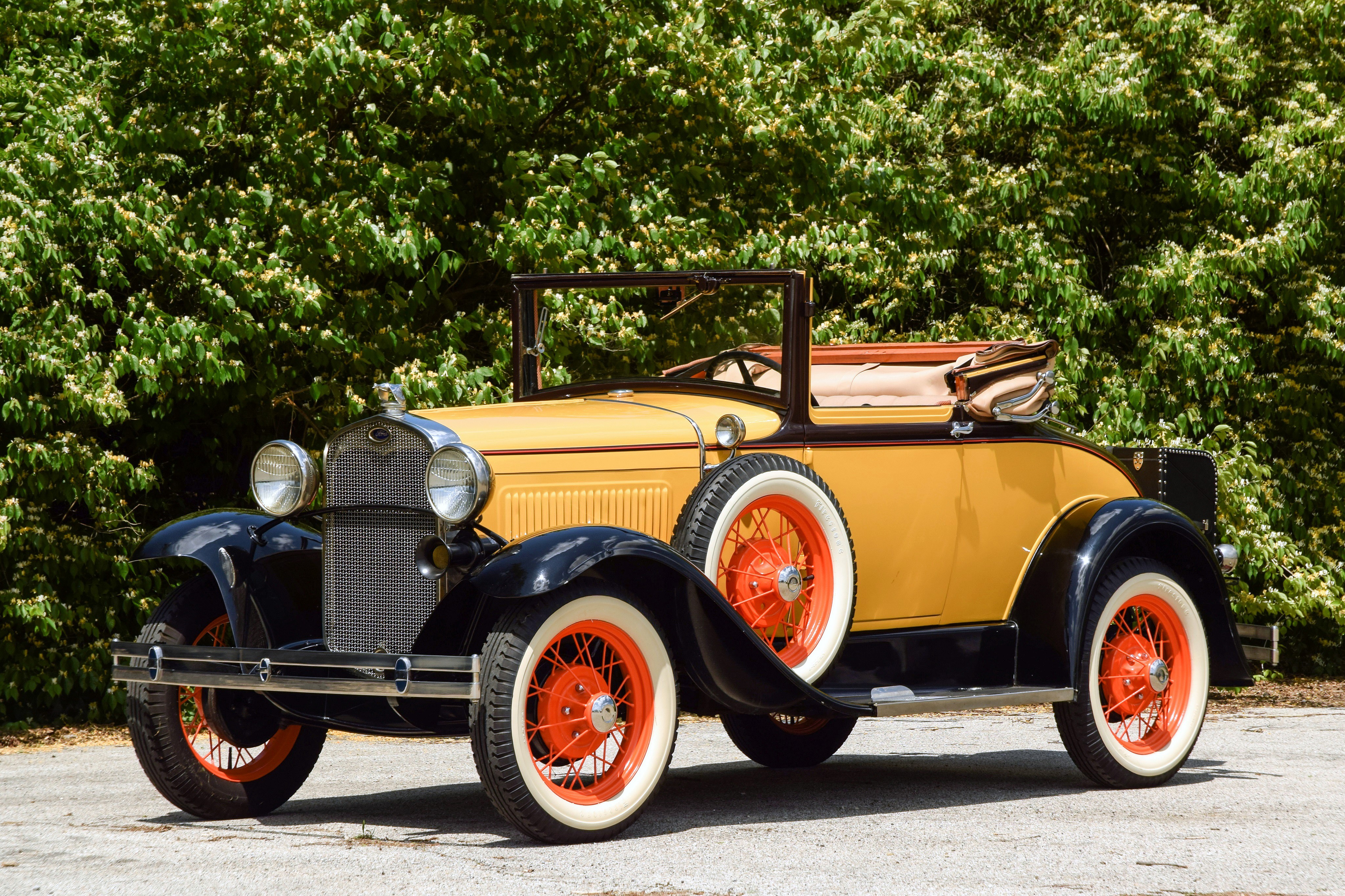 1930 Ford Model A Cabriolet HD Wallpaper