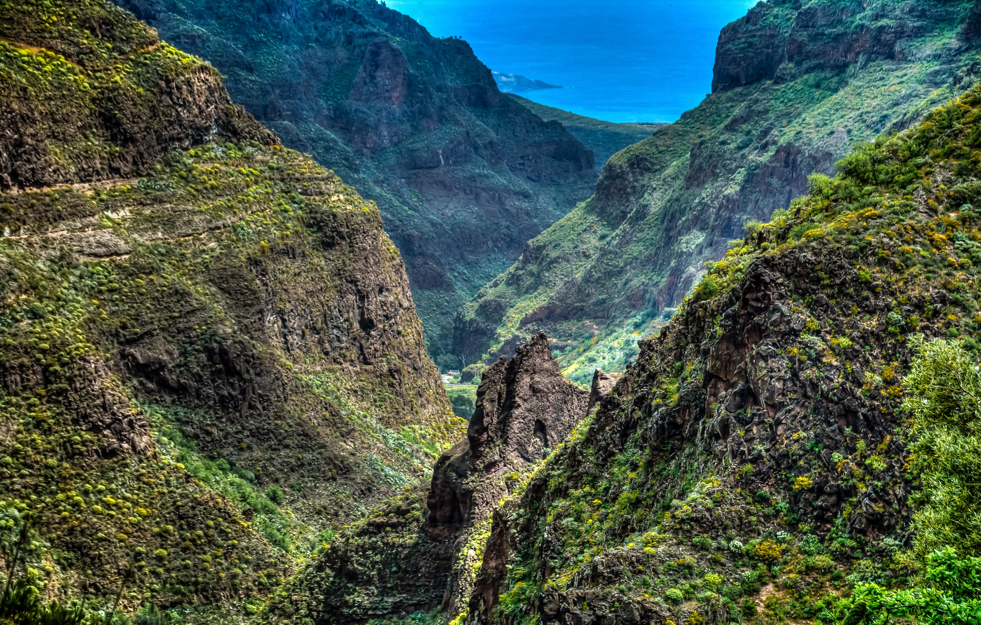Masca Gorge, Tenerife, Canary Islands, Spain HD Wallpaper