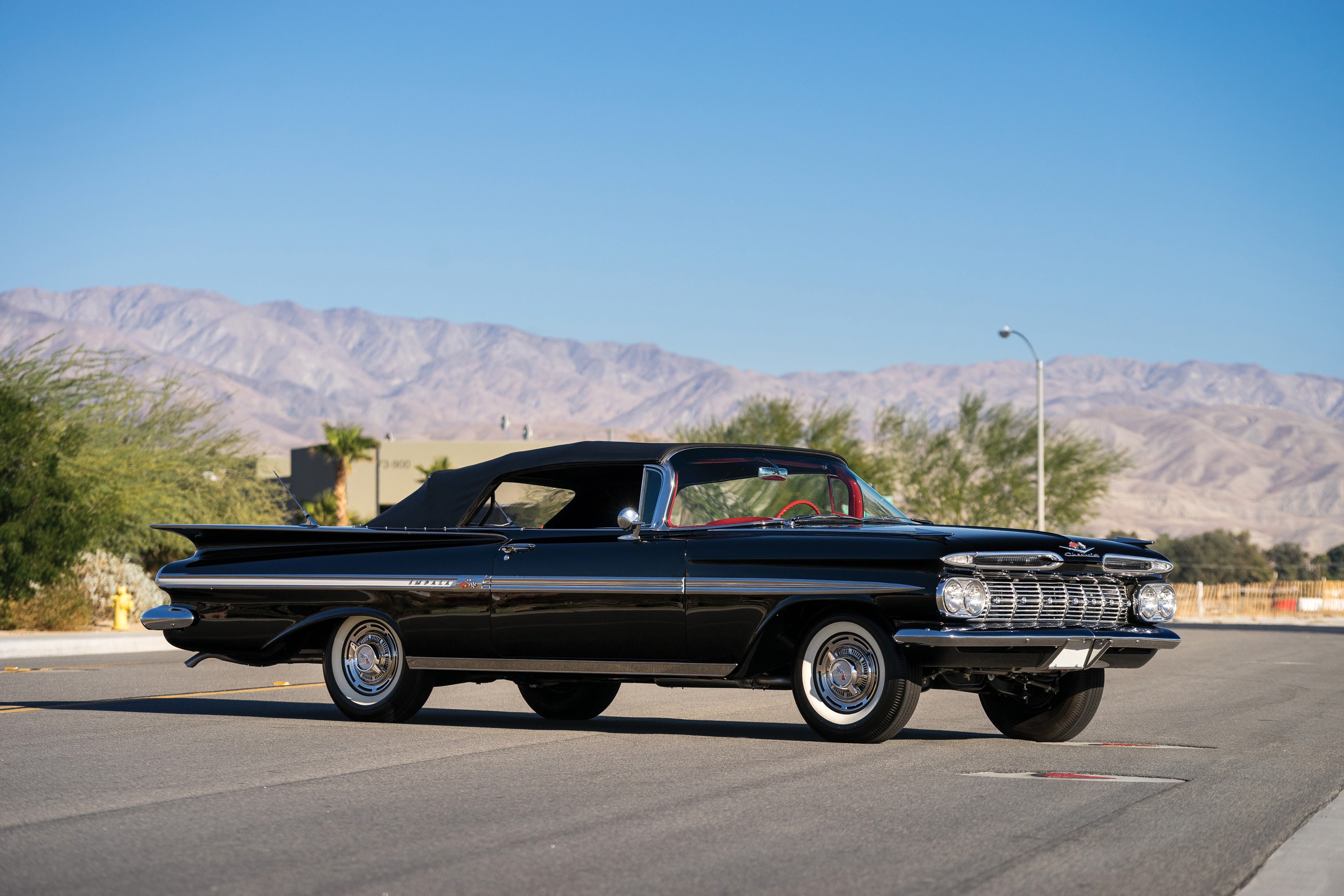 1959 Chevrolet Impala Convertible HD Wallpaper
