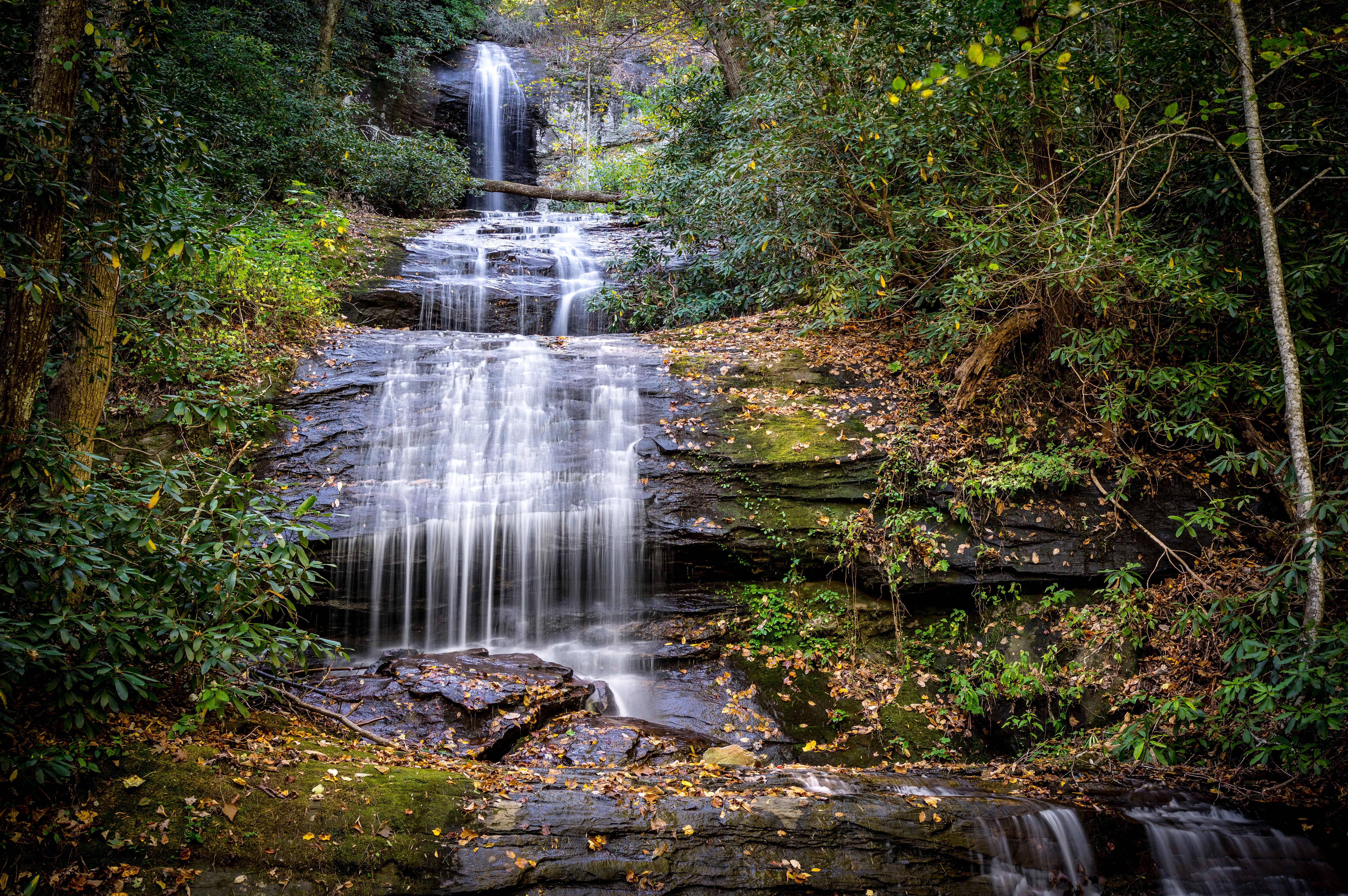 Waterfall in Georgia, USA HD Wallpaper