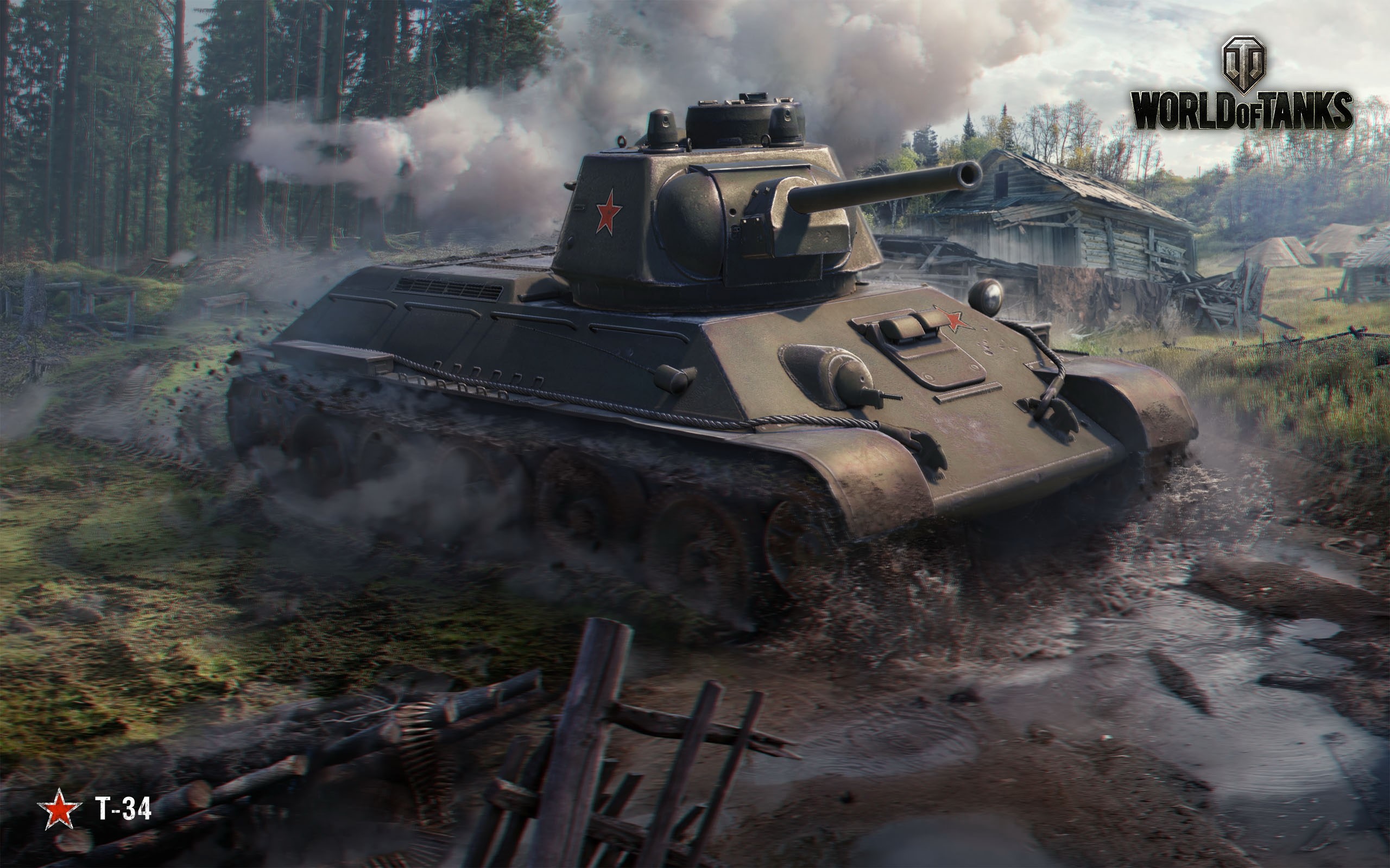 T-34 Tank from World of Tanks HD Wallpaper