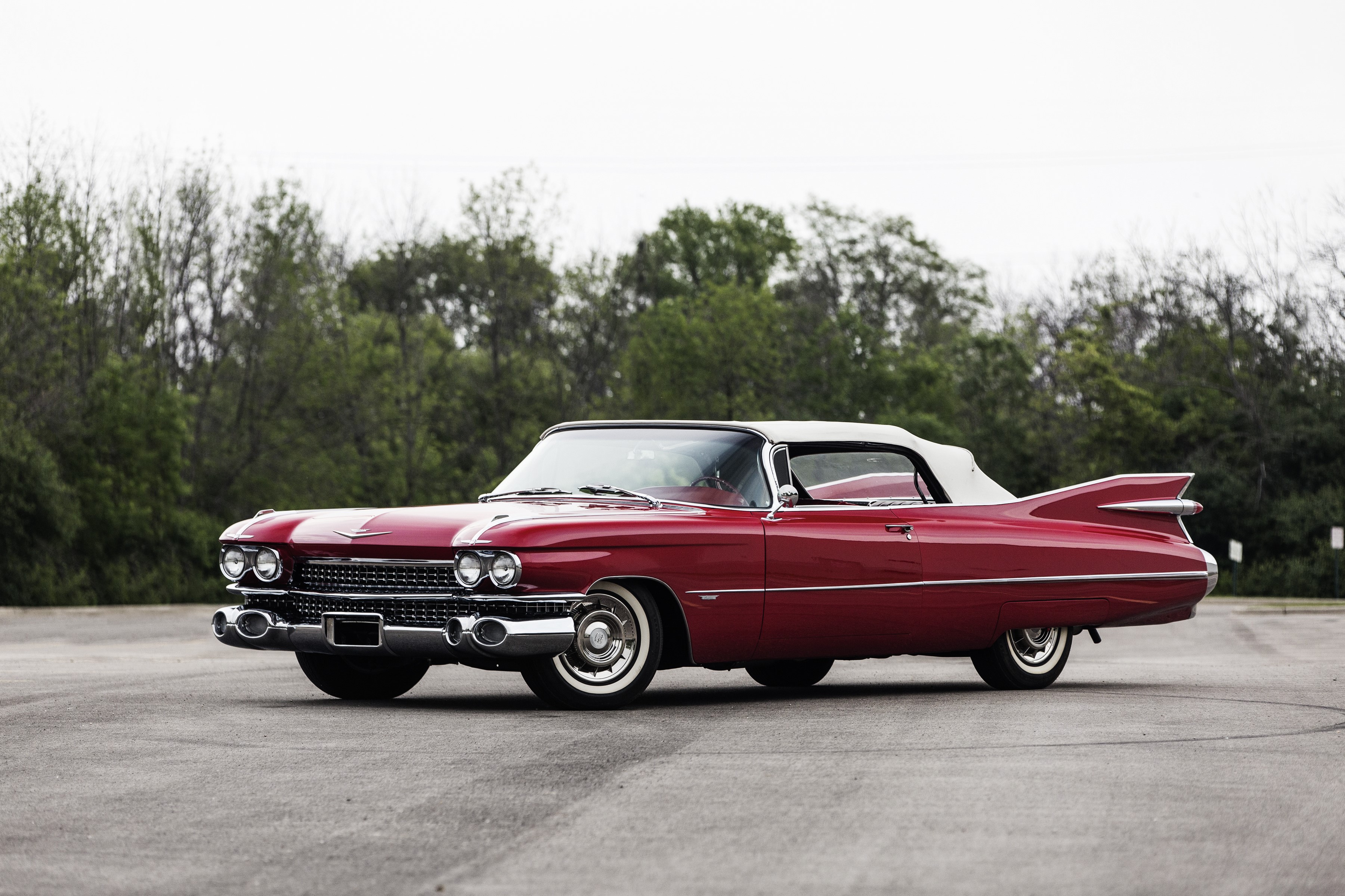 1959 Cadillac Sixty-Two Convertible HD Wallpaper