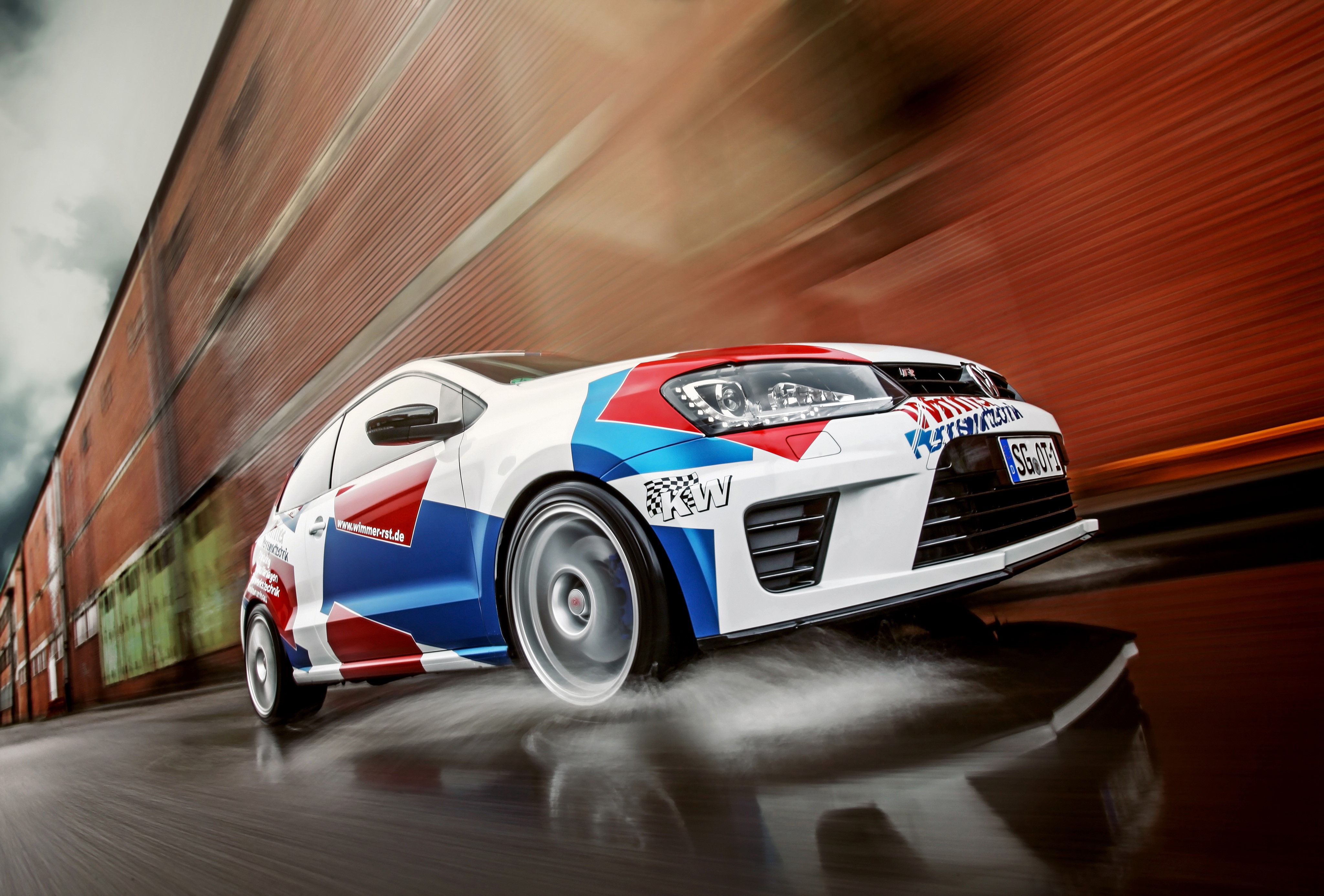 4K Wimmer RS Polo R WRC Volkswagen in motion HD Wallpaper