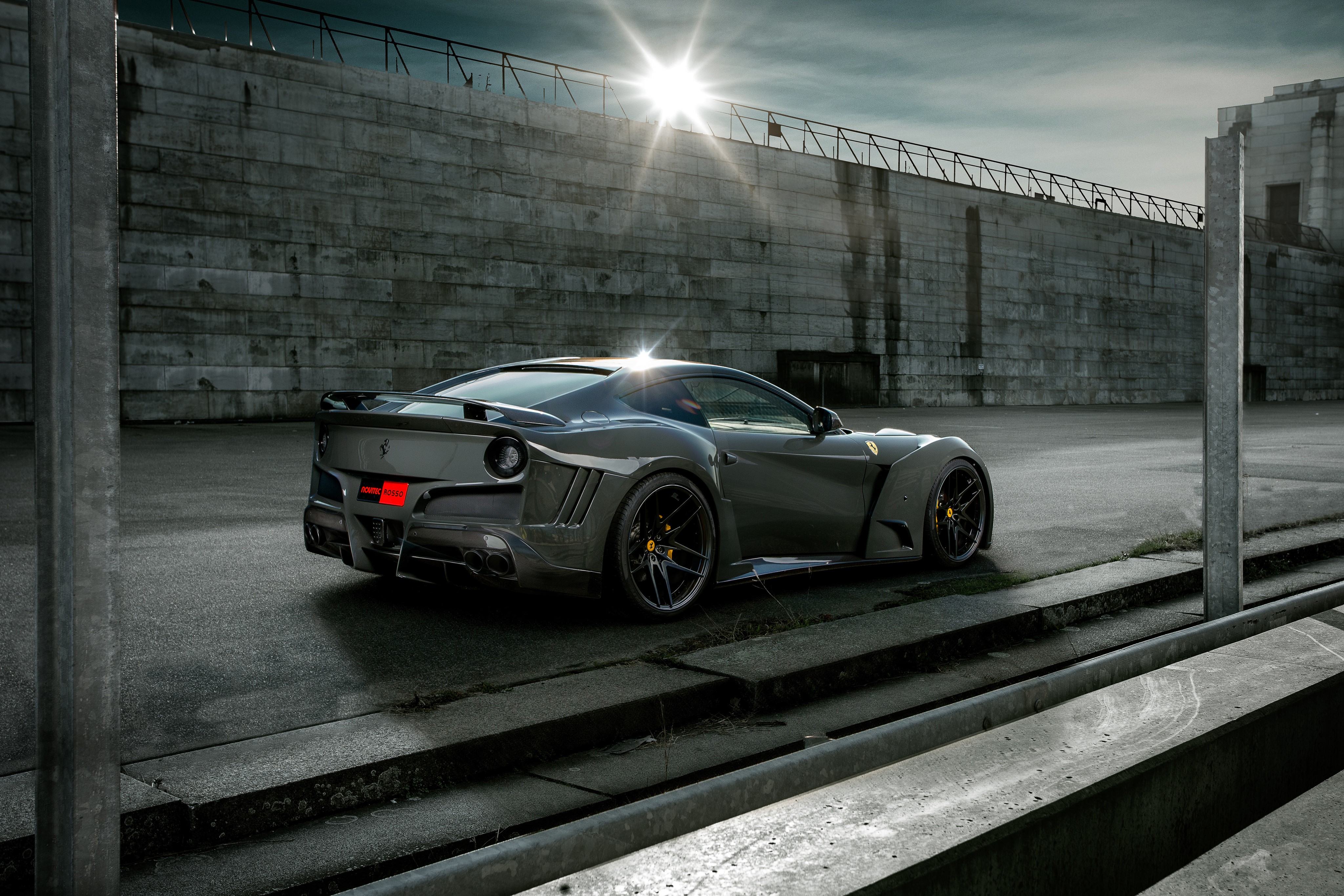 Novitec Rosso F12berlinetta Ferrari 4K HD Wallpaper