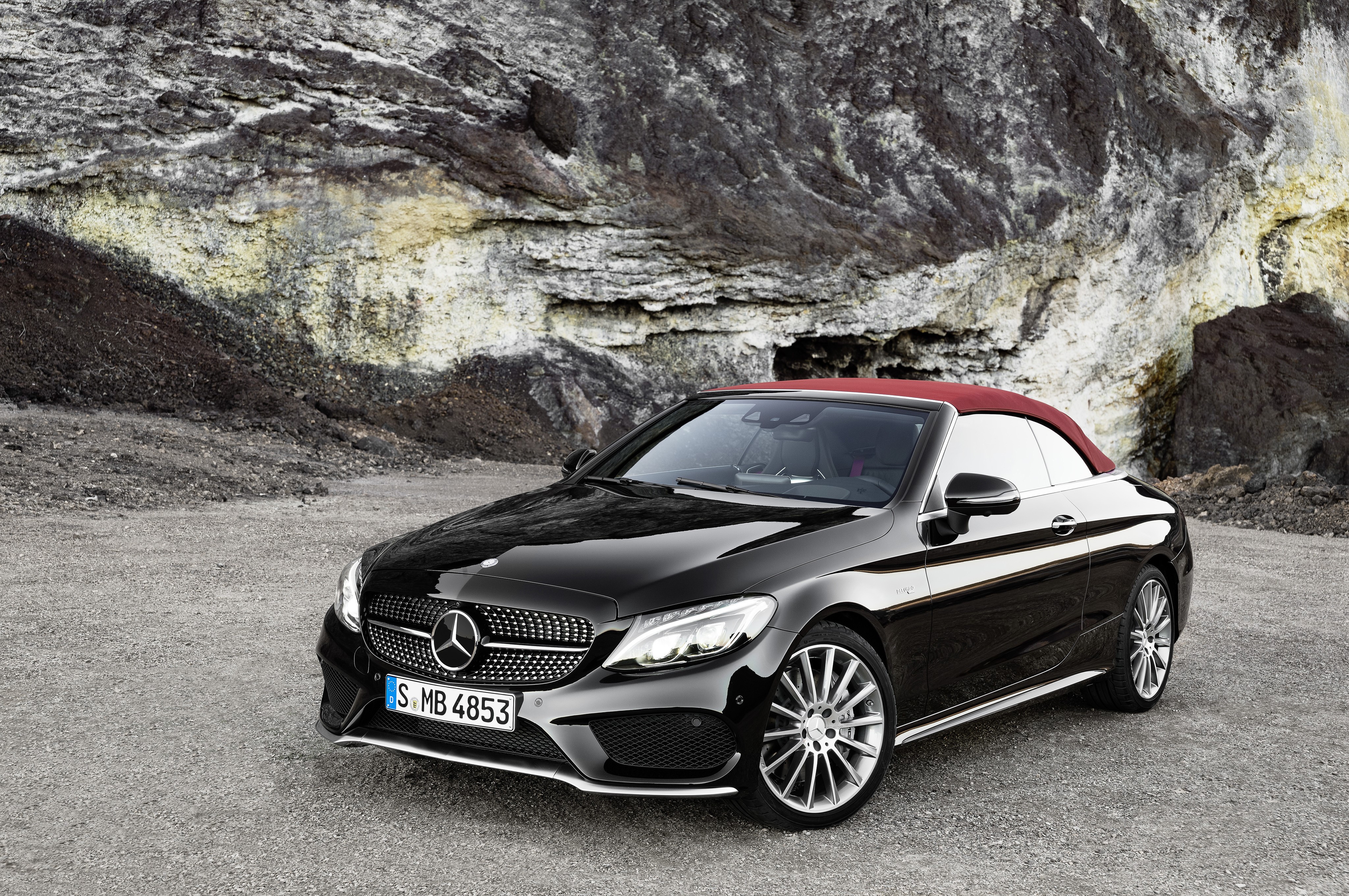 4K Mercedes-Benz AMG C-Class Cabriolet A205 HD Wallpaper