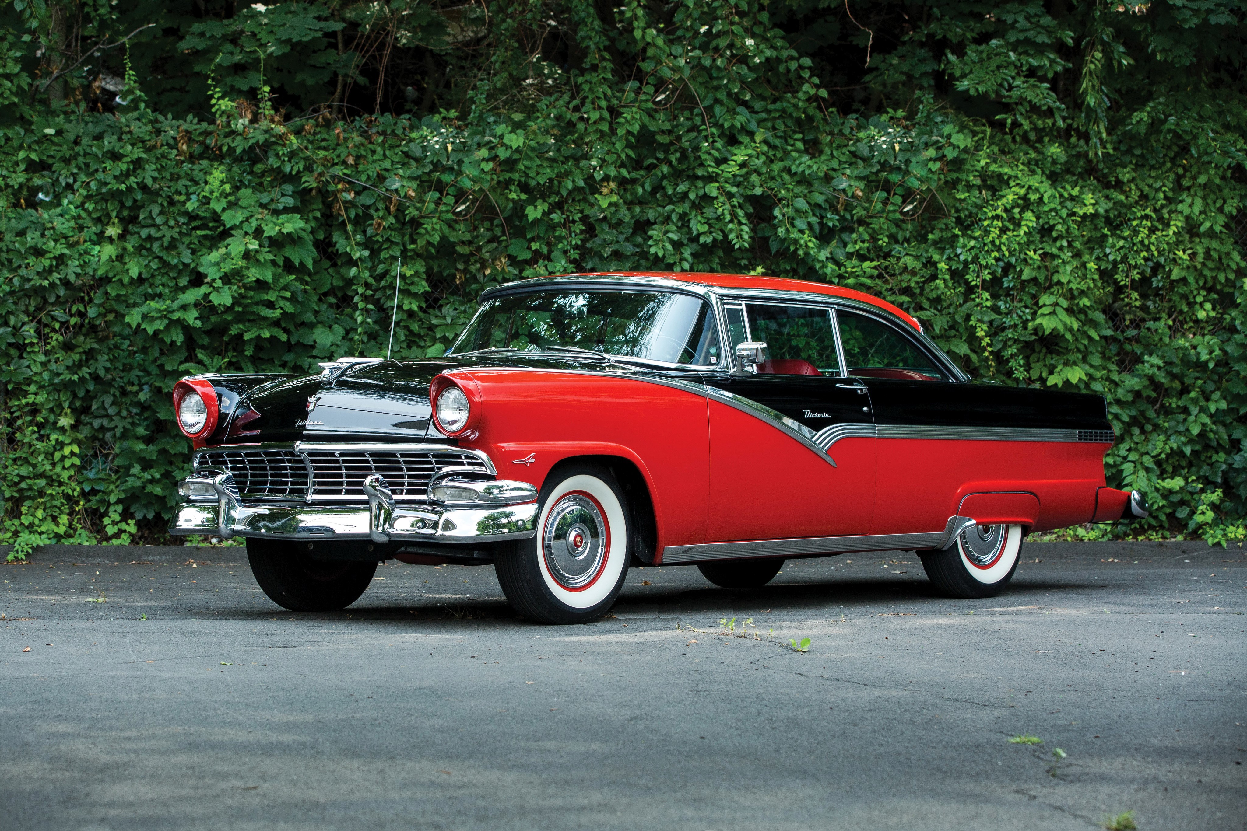 1956 Ford Fairlane Victoria Hardtop Coupe HD Wallpaper